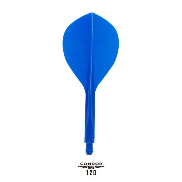 Condor AXE120 Dart Flights - Teardrop - Blue - Image 2