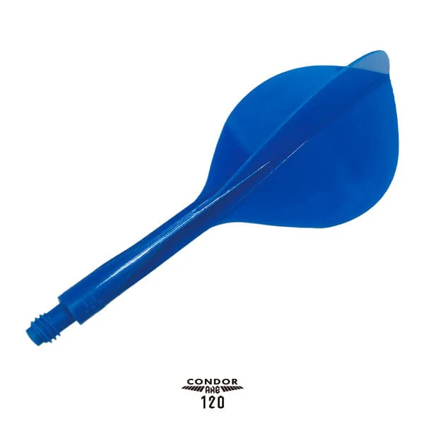 Condor AXE120 Dart Flights - Teardrop - Blue - Image 3