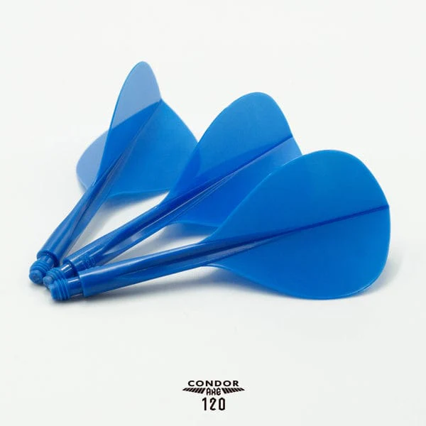 Condor AXE120 Dart Flights - Teardrop - Blue - Image 5