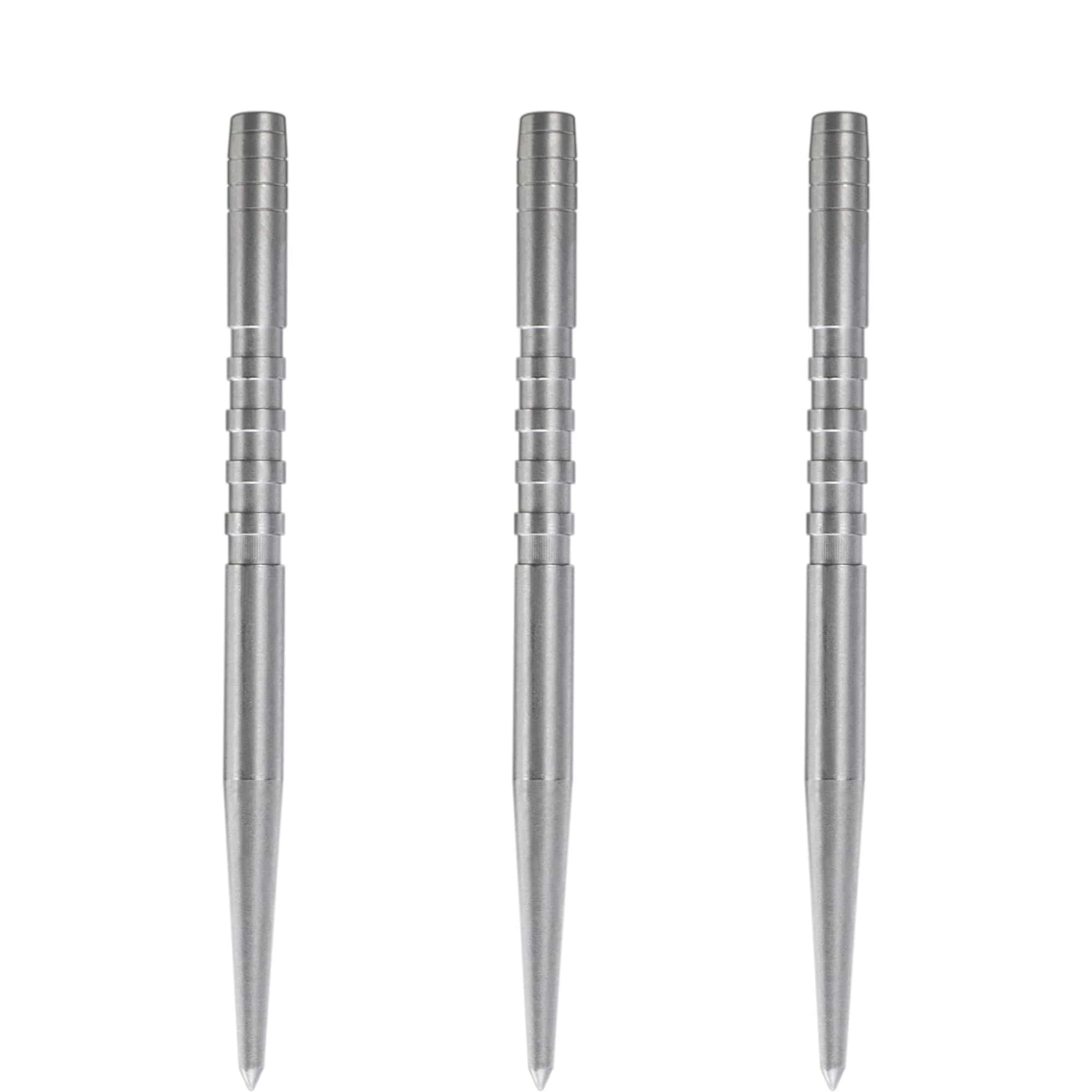 Condor Beak Dart Points - Steel Tip Replacement Points - with Cut - 5 Ring - Silver - Image 3