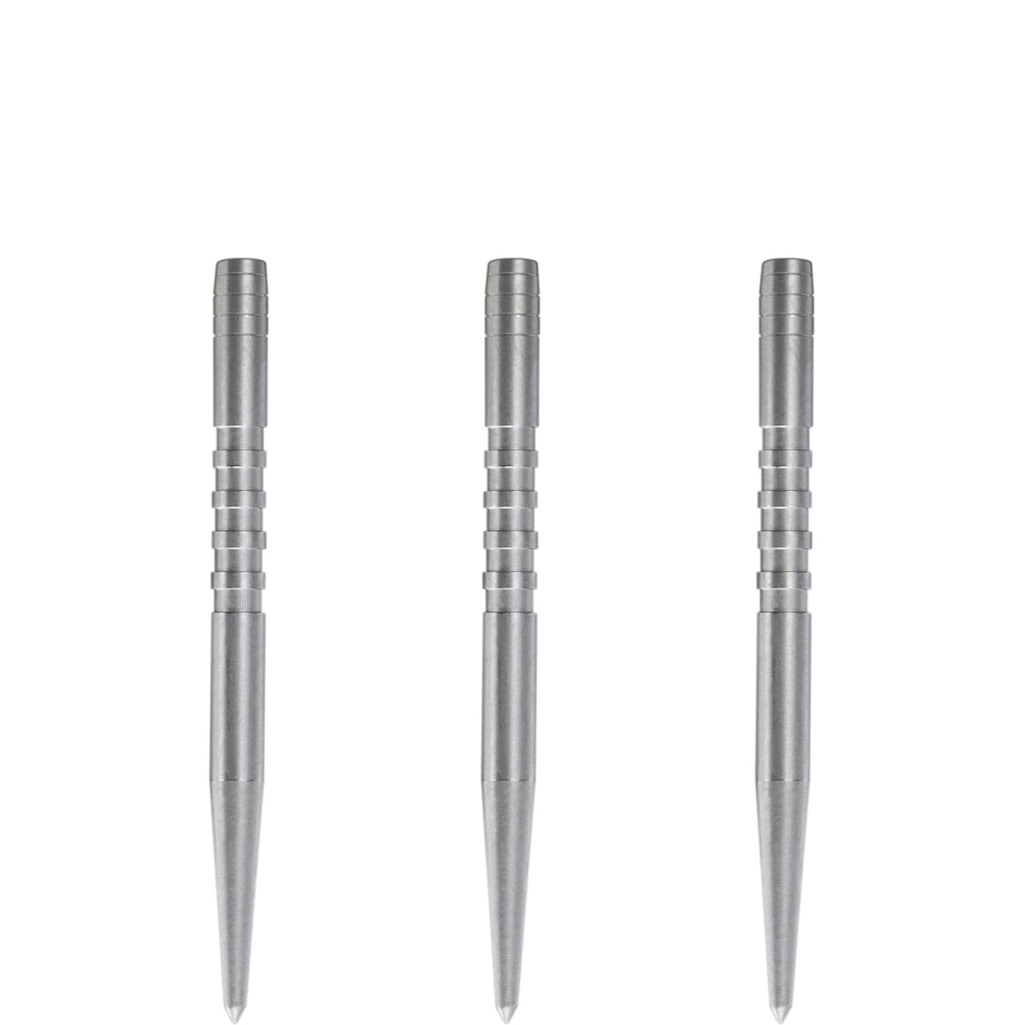 Condor Beak Dart Points - Steel Tip Replacement Points - with Cut - 5 Ring - Silver - Image 4