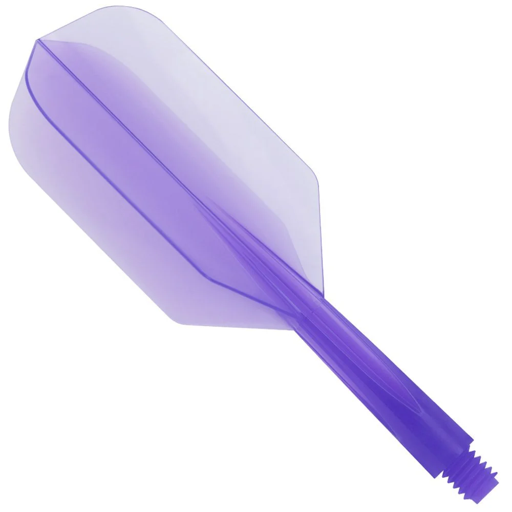 Condor Dart Flights - Zero Stress - Slim - Clear Purple - Image 2