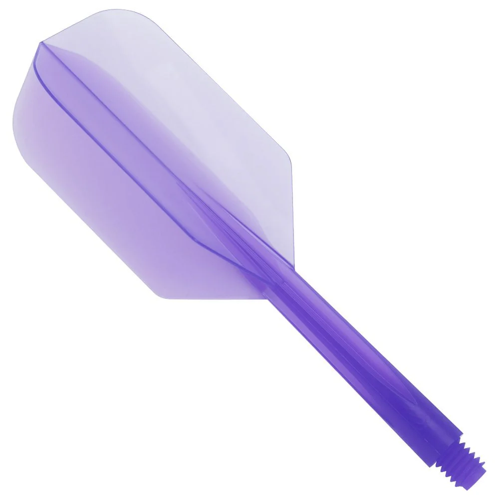 Condor Dart Flights - Zero Stress - Slim - Clear Purple - Image 3