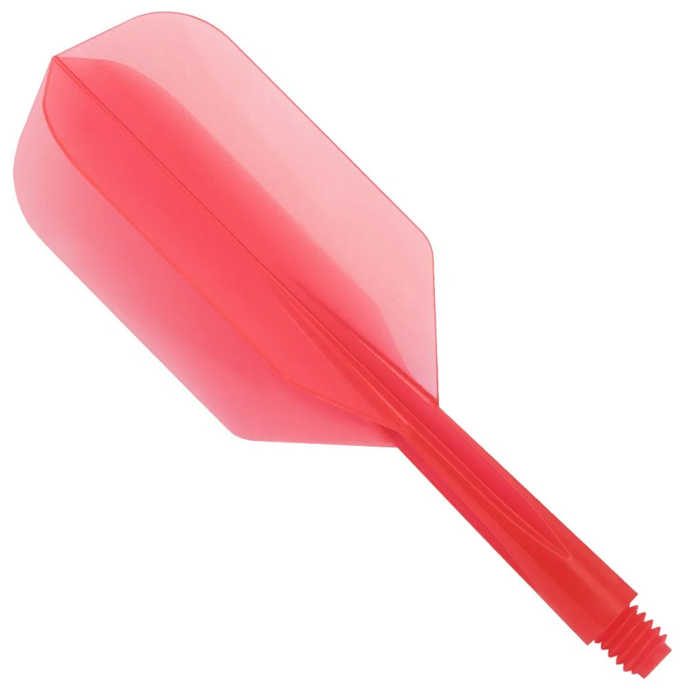Condor Dart Flights - Zero Stress - Slim - Clear Red - Image 2