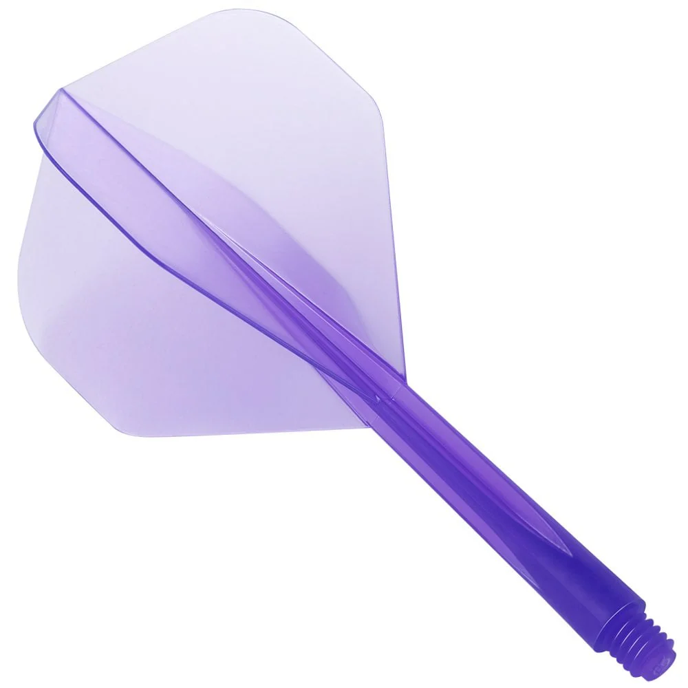 Condor Dart Flights - Zero Stress - Standard - Clear Purple - Image 2