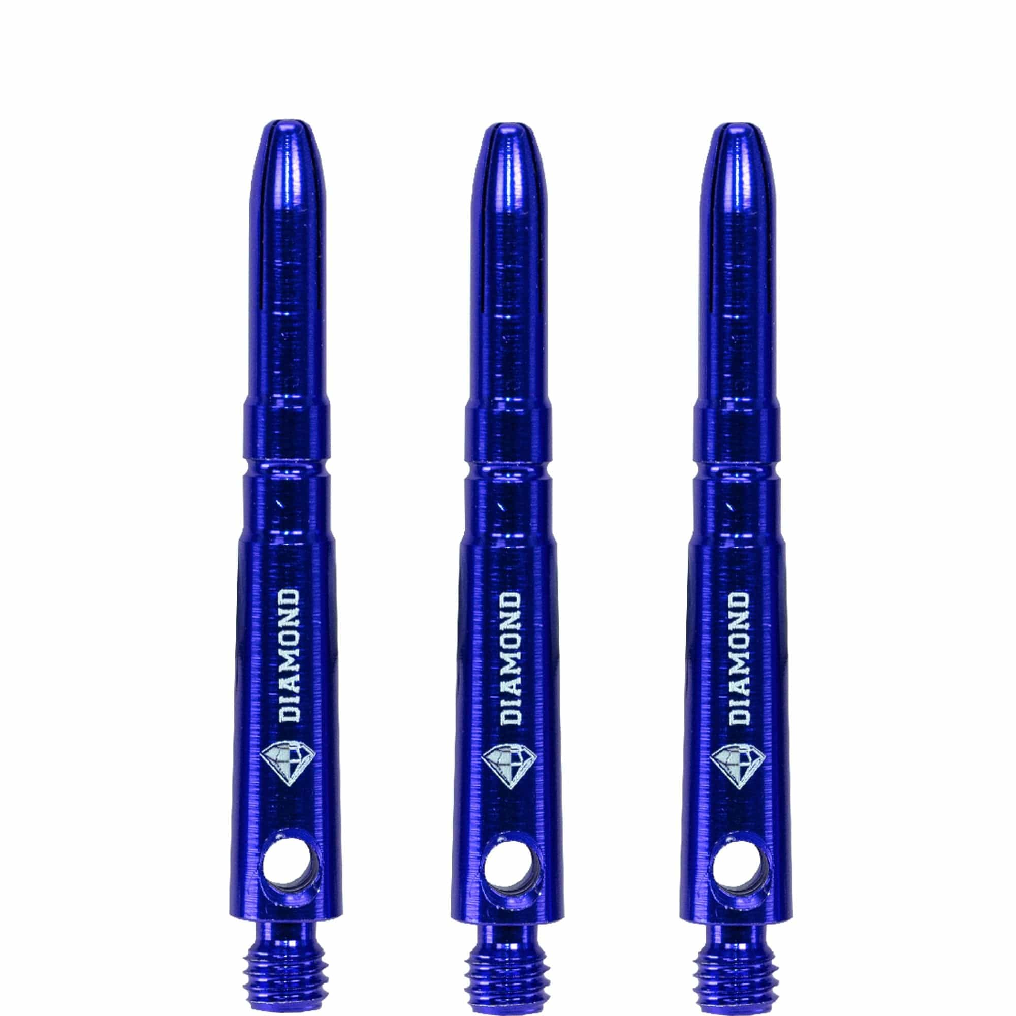 Cuesoul - Aluminium Dart Shafts - Diamond - Value Pack - 4 sets - Blue - Image 3