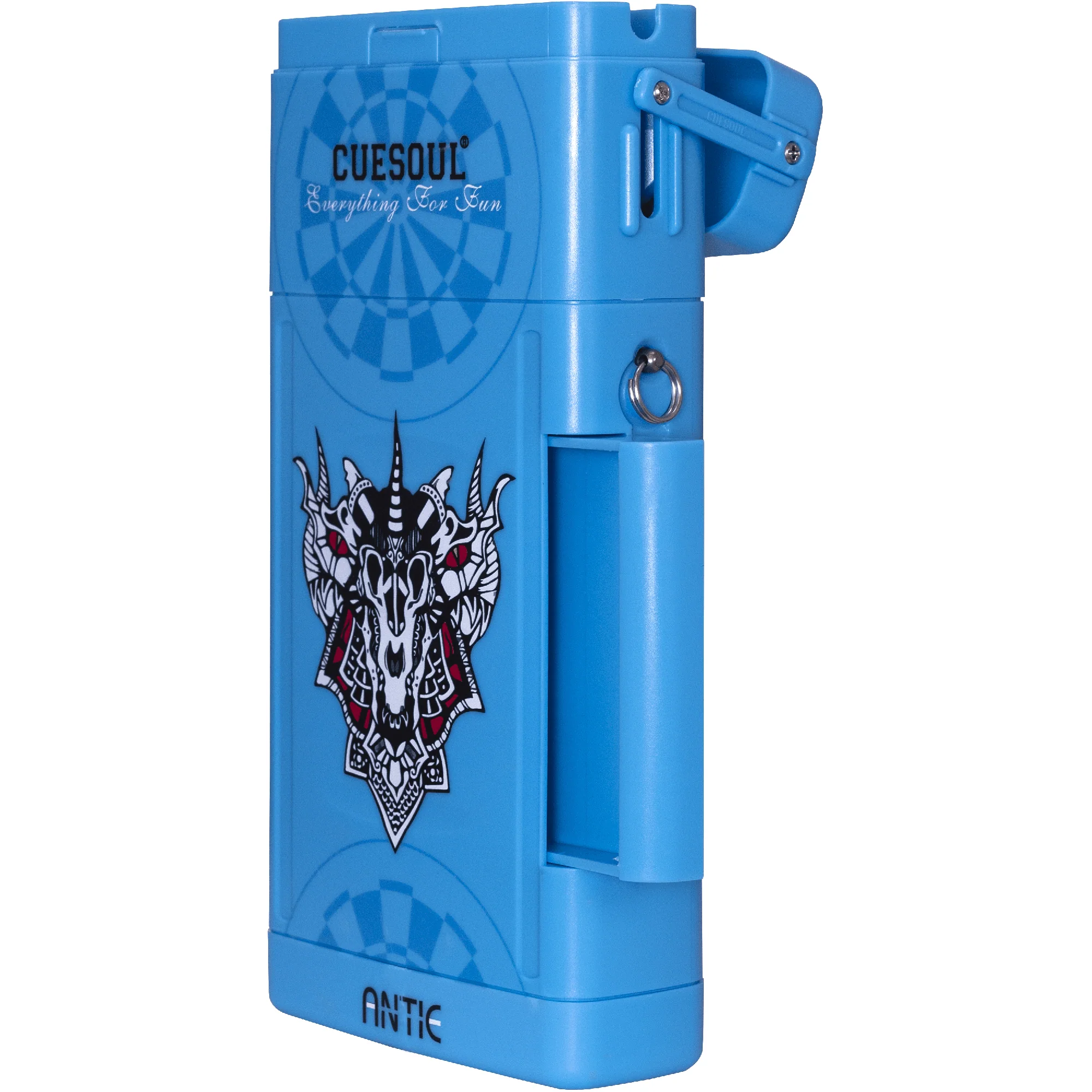 Cuesoul - Antie Dart Case - Printed Design - Demon - Blue - Image 2