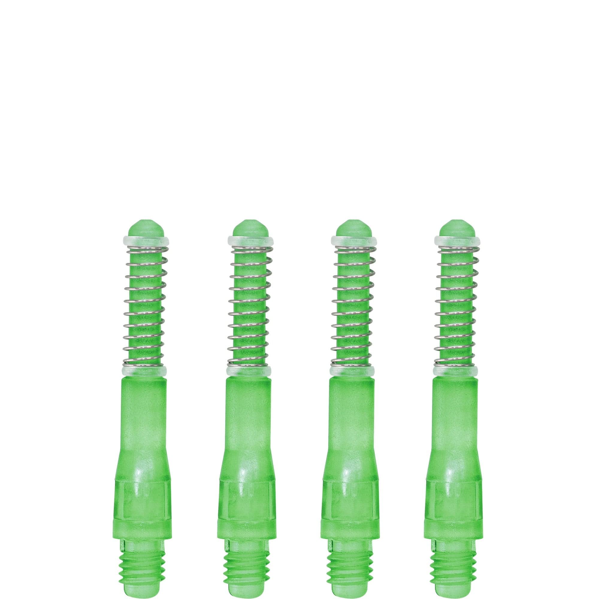 *Cuesoul - Dart Shafts - Tero Flight System - AK7 - Gradient - Standard - Set of 4 - Lime Green - Image 6