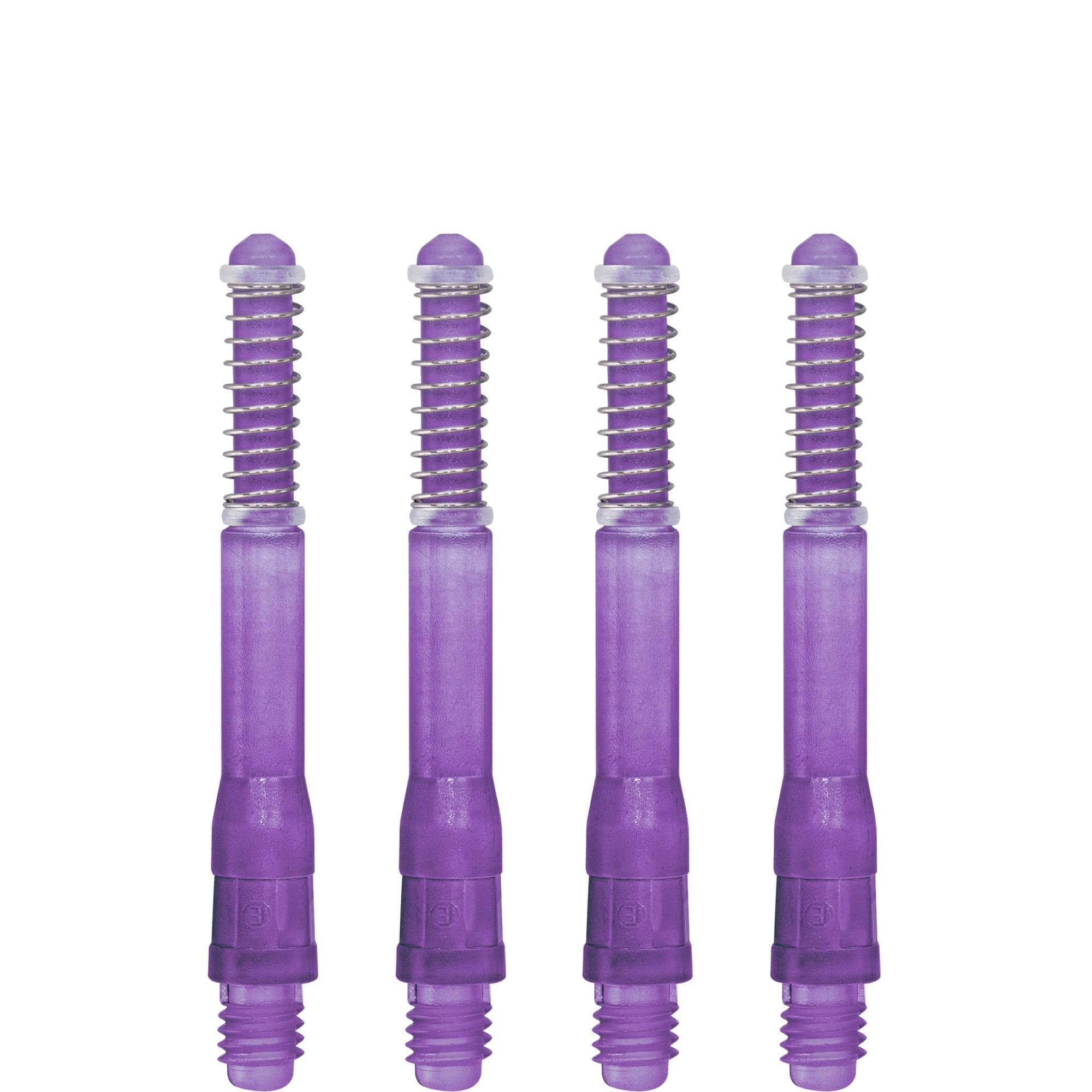 *Cuesoul - Dart Shafts - Tero Flight System - AK7 - Gradient - Standard - Set of 4 - Purple - Image 4