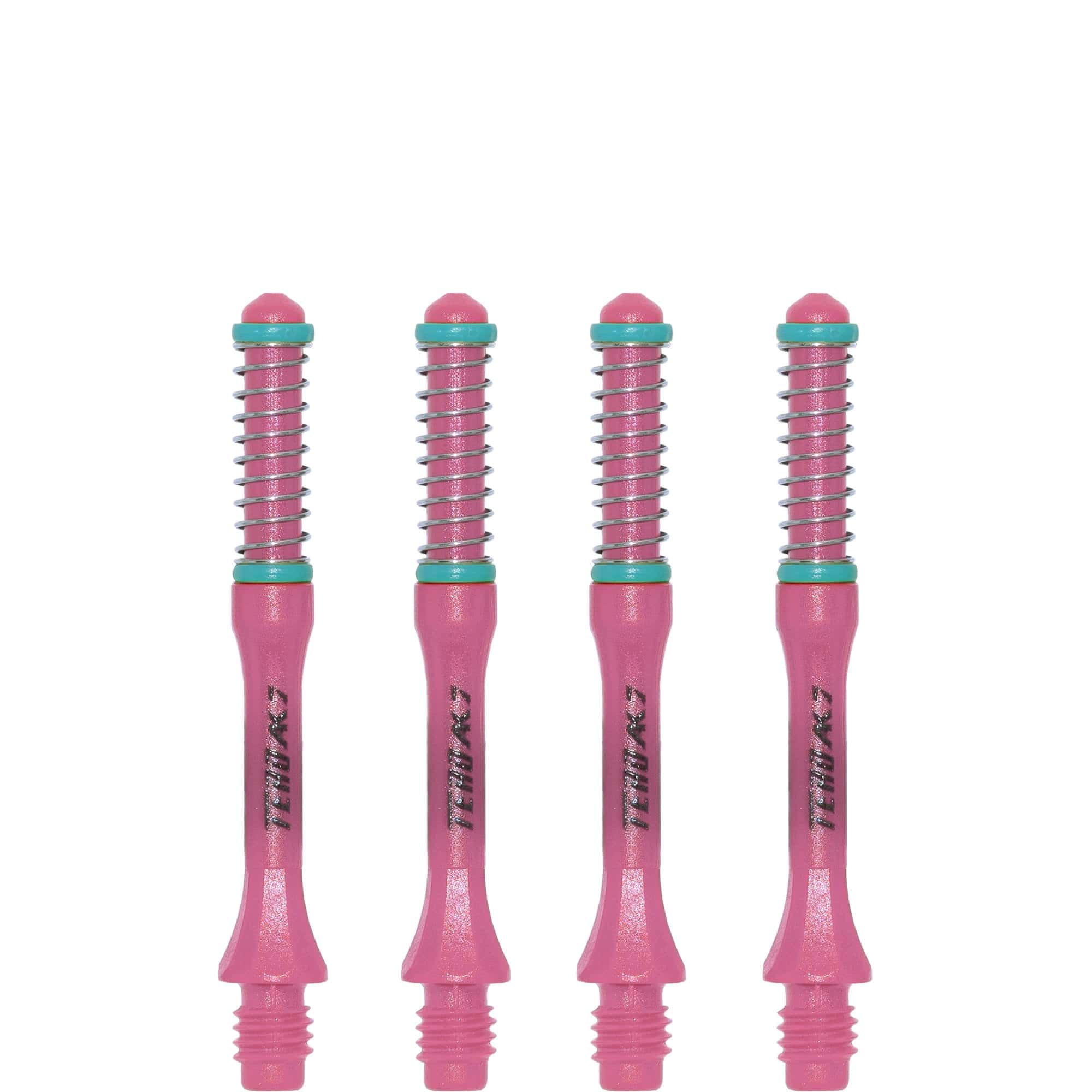 *Cuesoul - Dart Shafts - Tero Flight System - AK7 - Slim - Set of 4 - Pink - Image 4