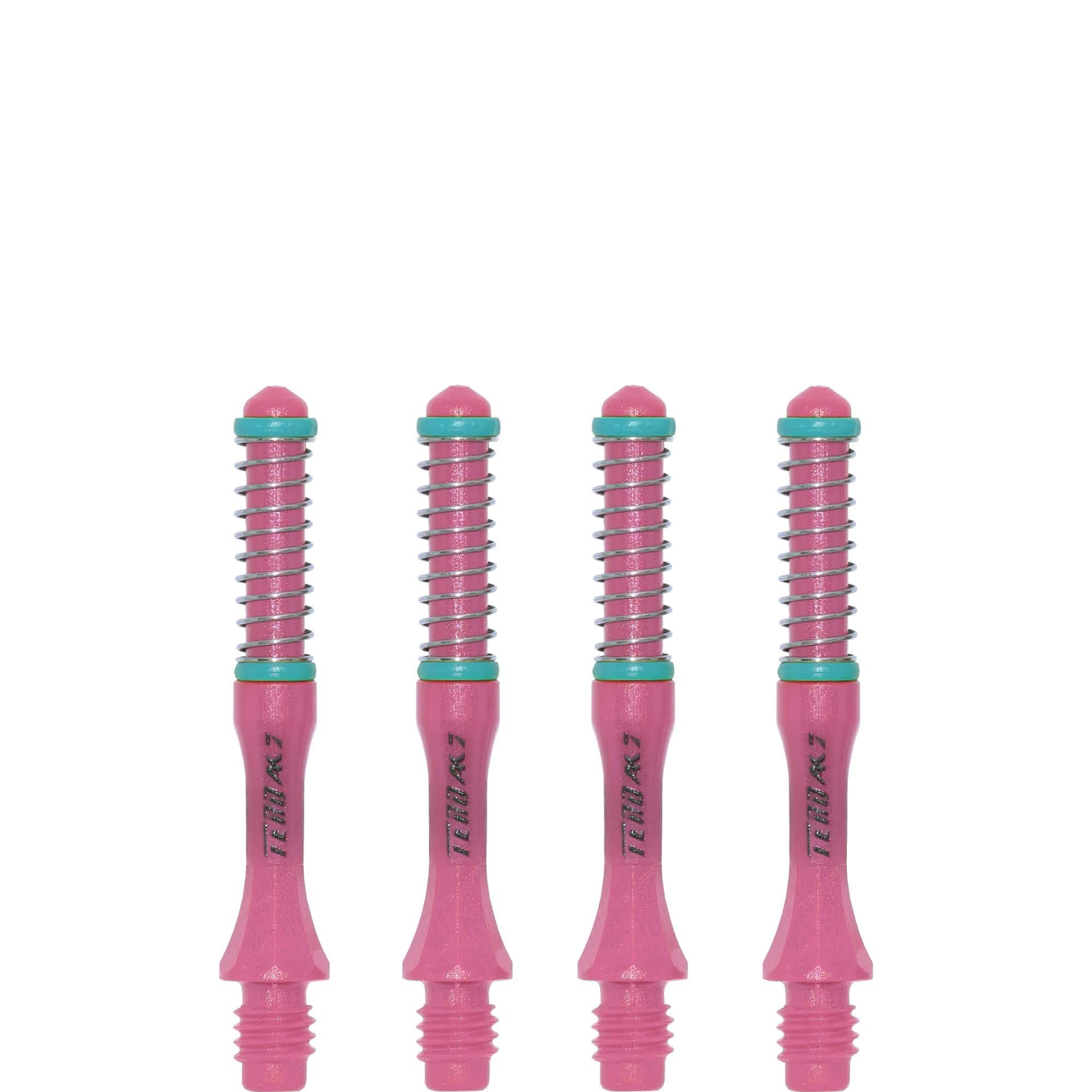 *Cuesoul - Dart Shafts - Tero Flight System - AK7 - Slim - Set of 4 - Pink - Image 5