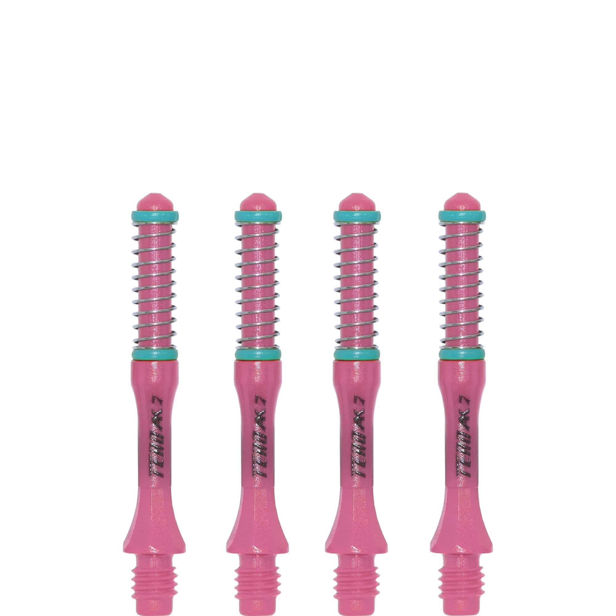 *Cuesoul - Dart Shafts - Tero Flight System - AK7 - Slim - Set of 4 - Pink - Image 6