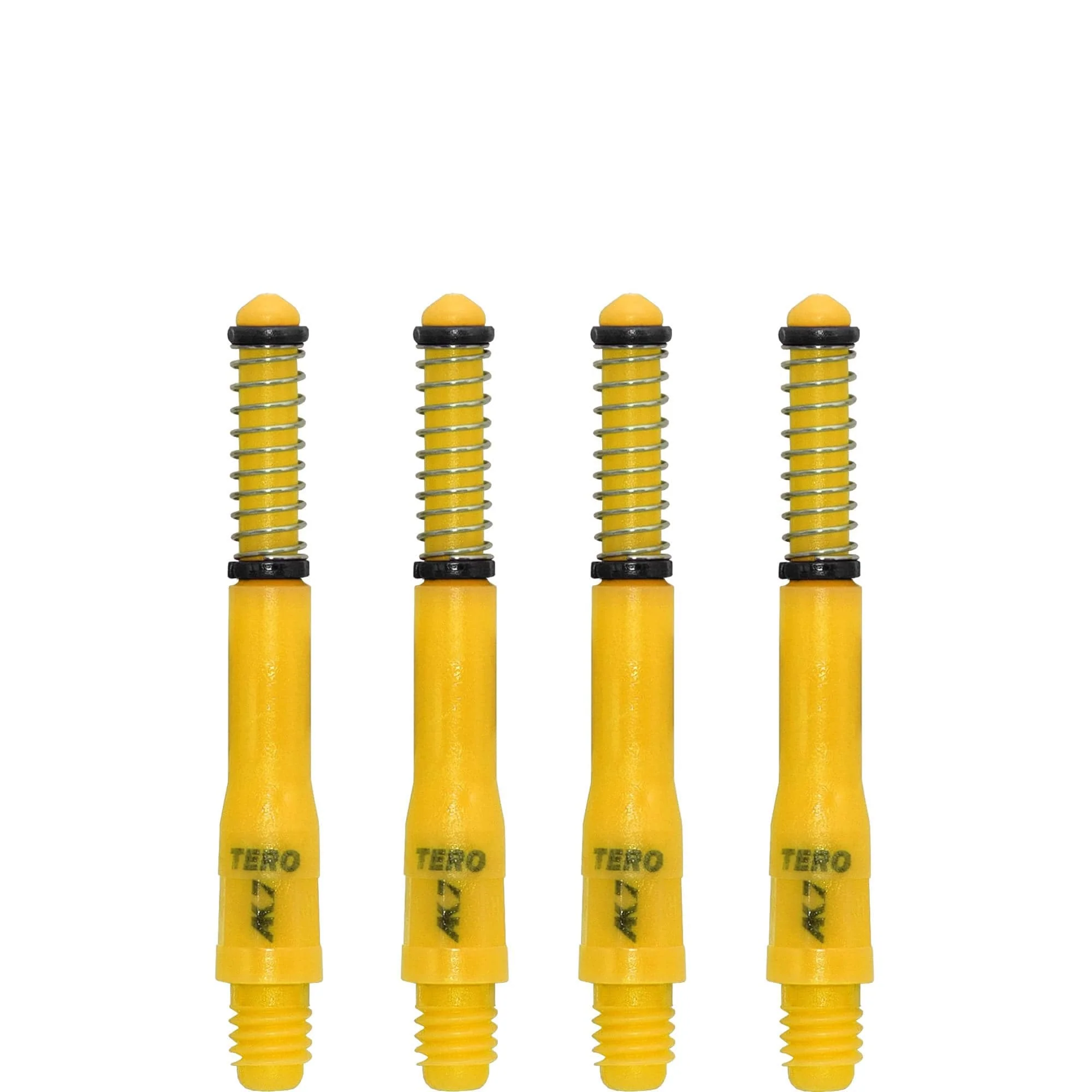 Cuesoul - Dart Shafts - Tero Flight System - AK7 - Standard - Set of 4 - Yellow - Image 6