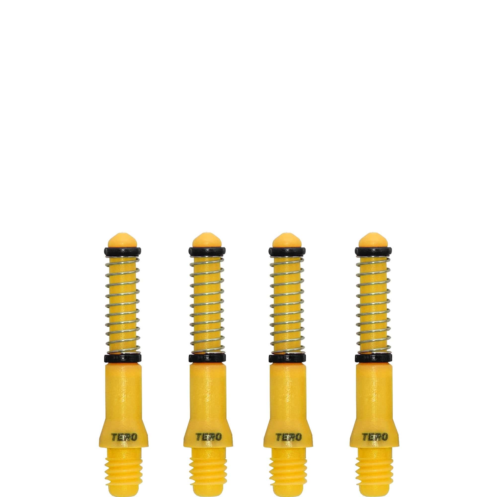Cuesoul - Dart Shafts - Tero Flight System - AK7 - Standard - Set of 4 - Yellow - Image 8