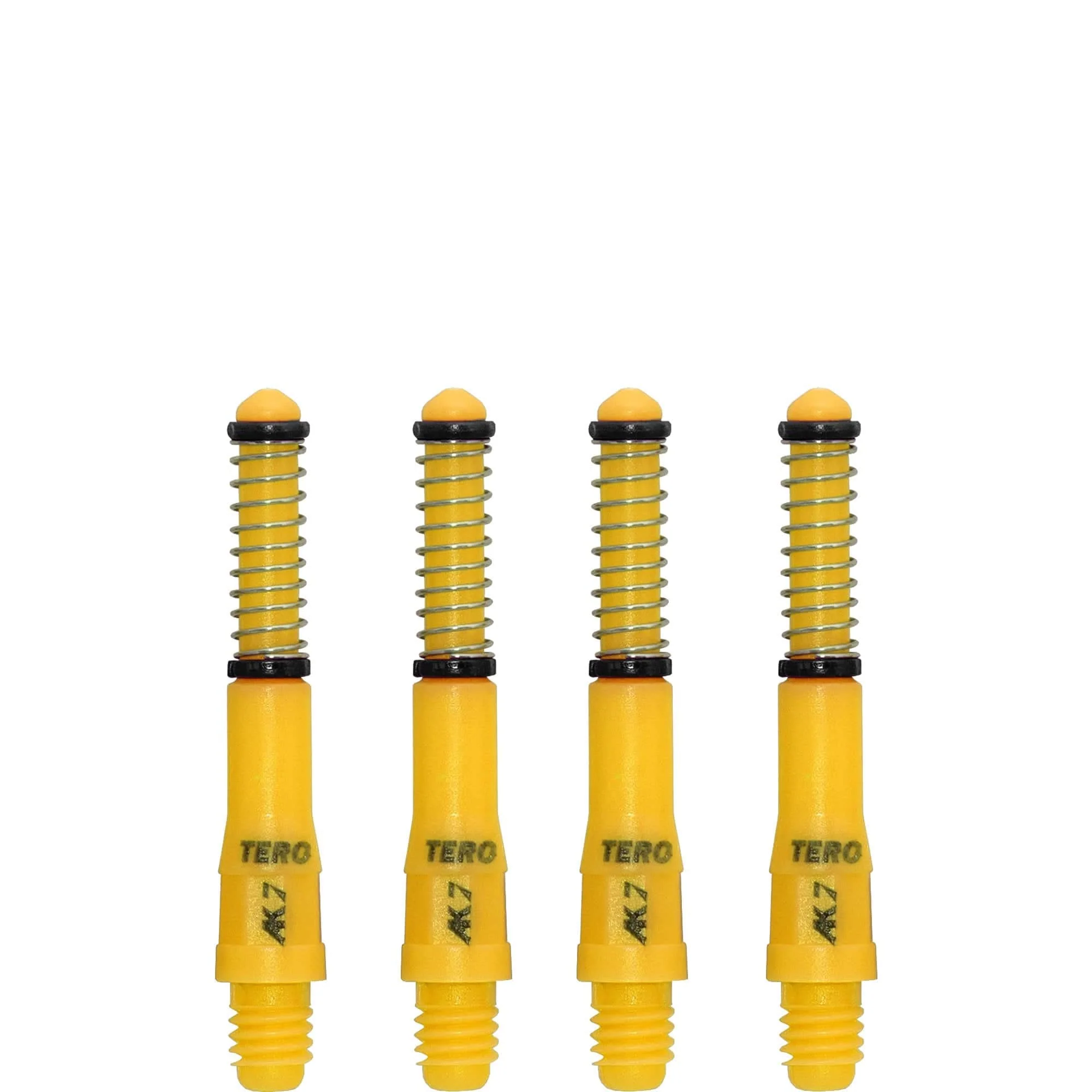 Cuesoul - Dart Shafts - Tero Flight System - AK7 - Standard - Set of 4 - Yellow - Image 9