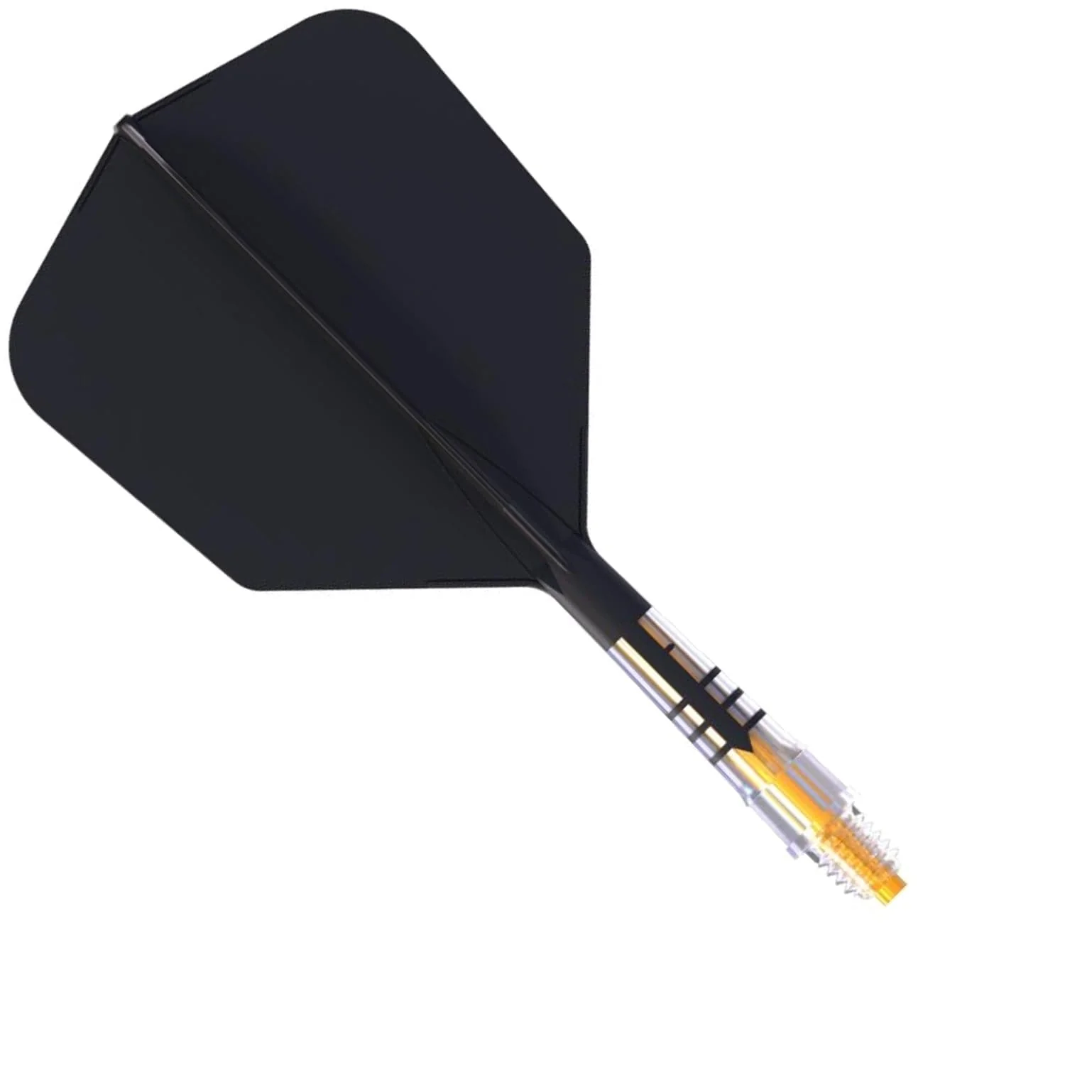 Cuesoul Rost T19 Carbon Fibre - Integrated Dart Shaft and Flights - Big Wing - Black - Image 2