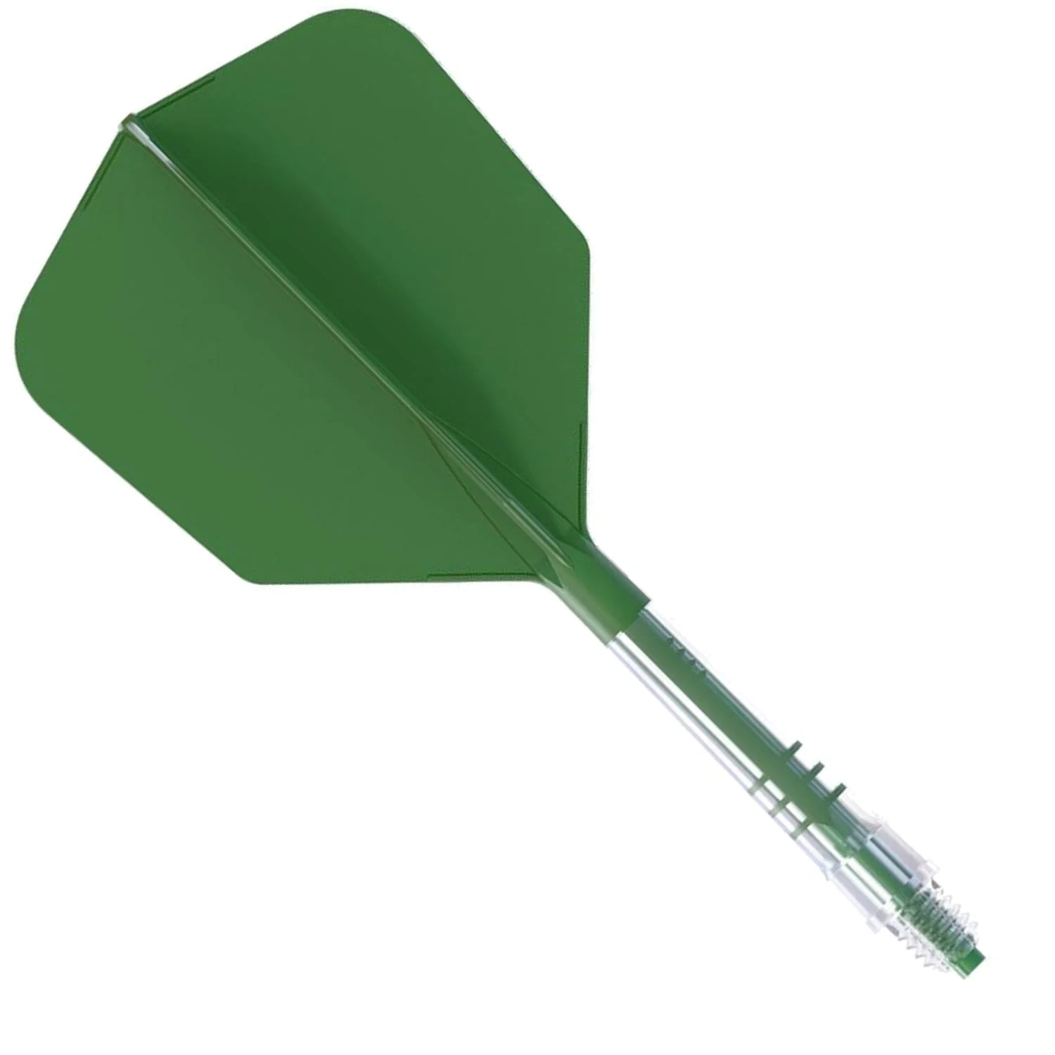 Cuesoul Rost T19 Carbon Fibre - Integrated Dart Shaft and Flights - Big Wing - Green - Image 5