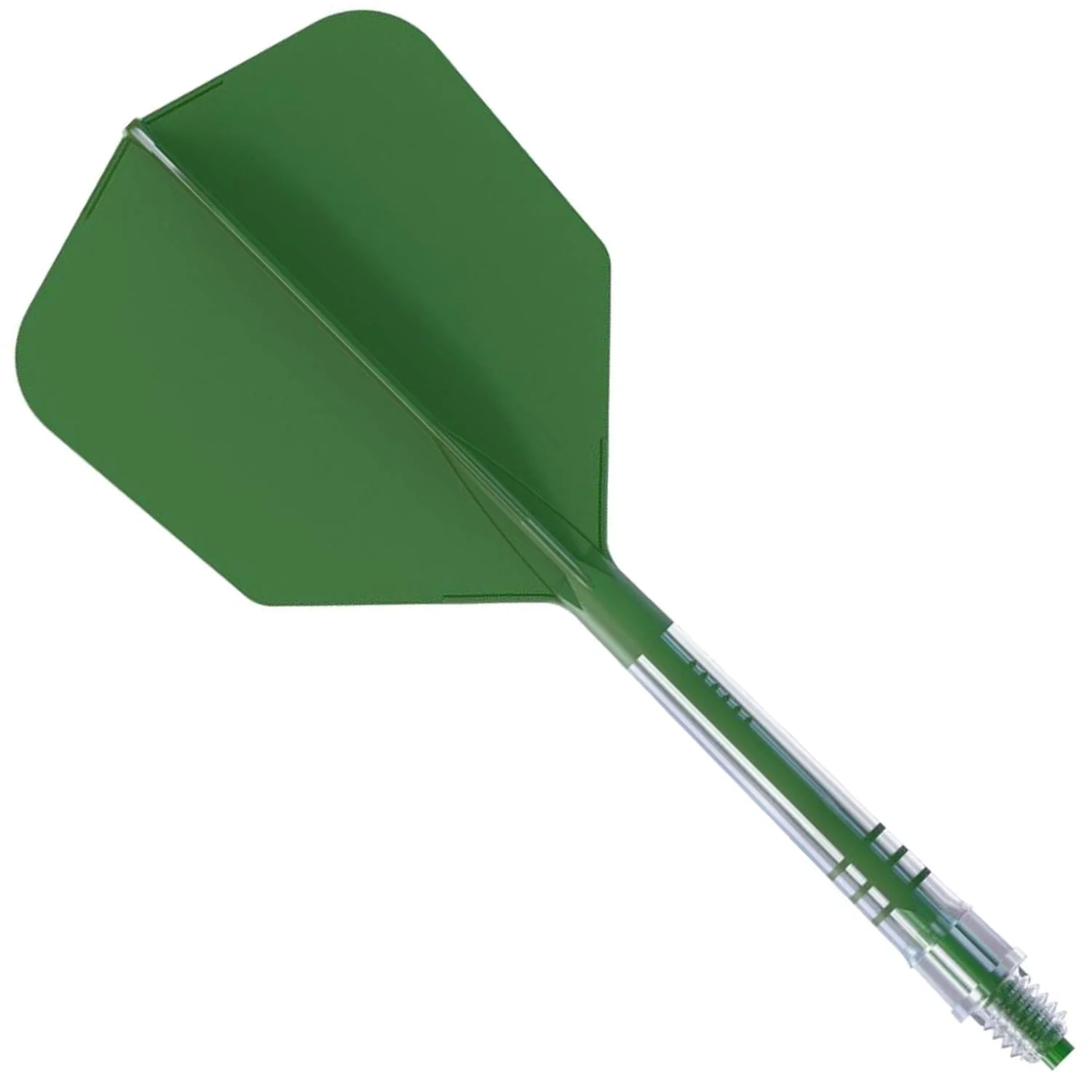 Cuesoul Rost T19 Carbon Fibre - Integrated Dart Shaft and Flights - Big Wing - Green - Image 7