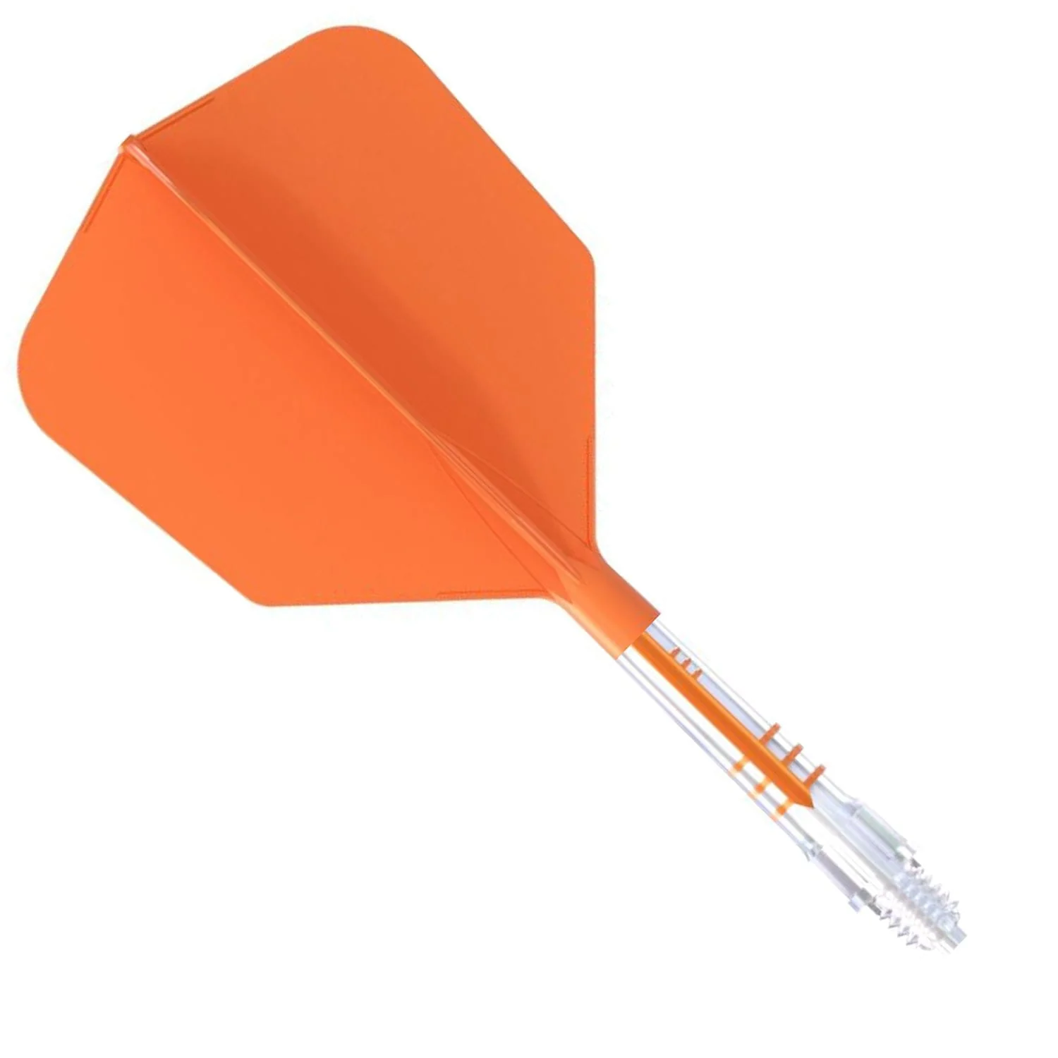Cuesoul Rost T19 Carbon Fibre - Integrated Dart Shaft and Flights - Big Wing - Orange - Image 4