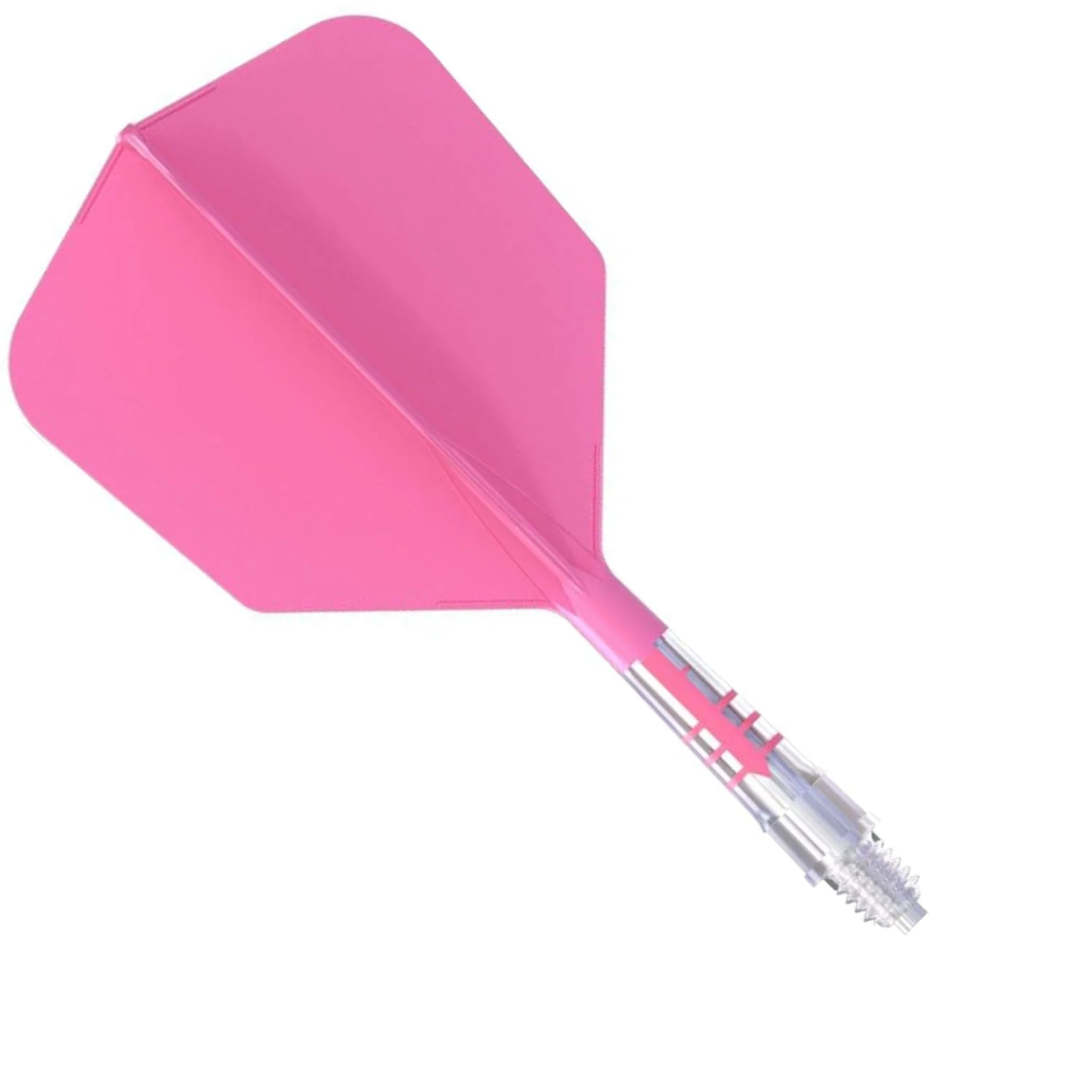 Cuesoul Rost T19 Carbon Fibre - Integrated Dart Shaft and Flights - Big Wing - Pink - Image 2