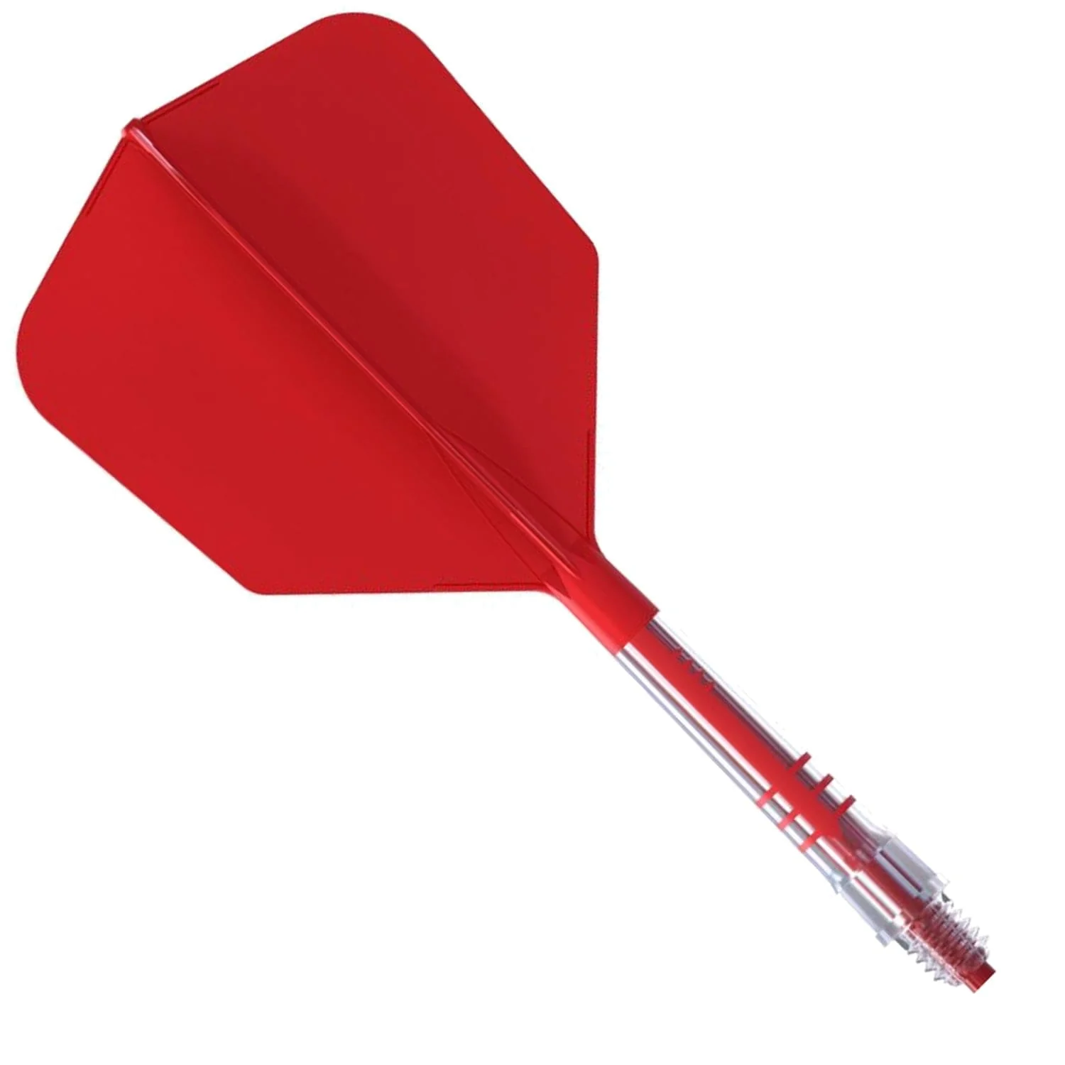 Cuesoul Rost T19 Carbon Fibre - Integrated Dart Shaft and Flights - Big Wing - Red - Image 5