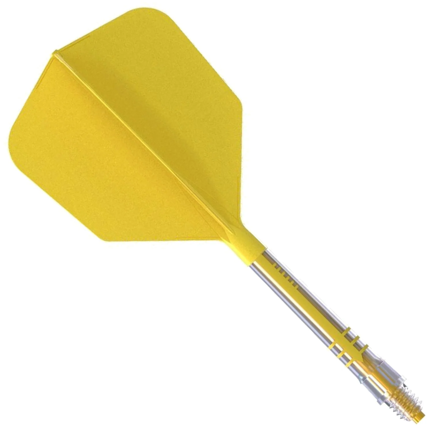 Cuesoul Rost T19 Carbon Fibre - Integrated Dart Shaft and Flights - Big Wing - Yellow - Image 7