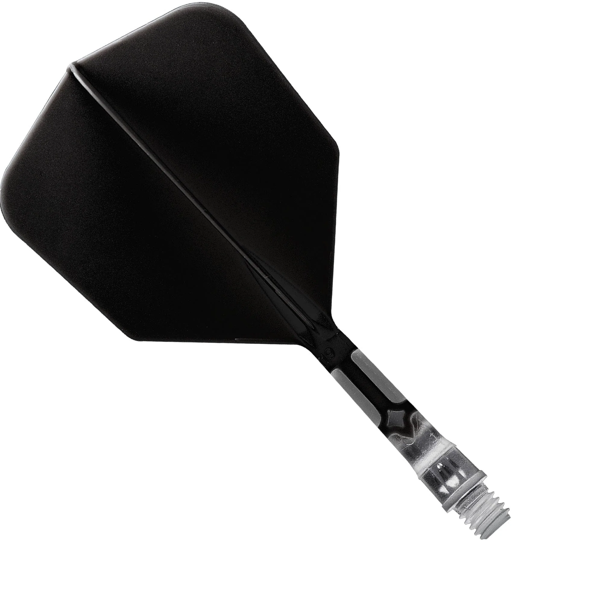 Cuesoul Rost T19 Integrated Dart Shaft and Flights - Big Wing - Clear with Black Flight - Image 5