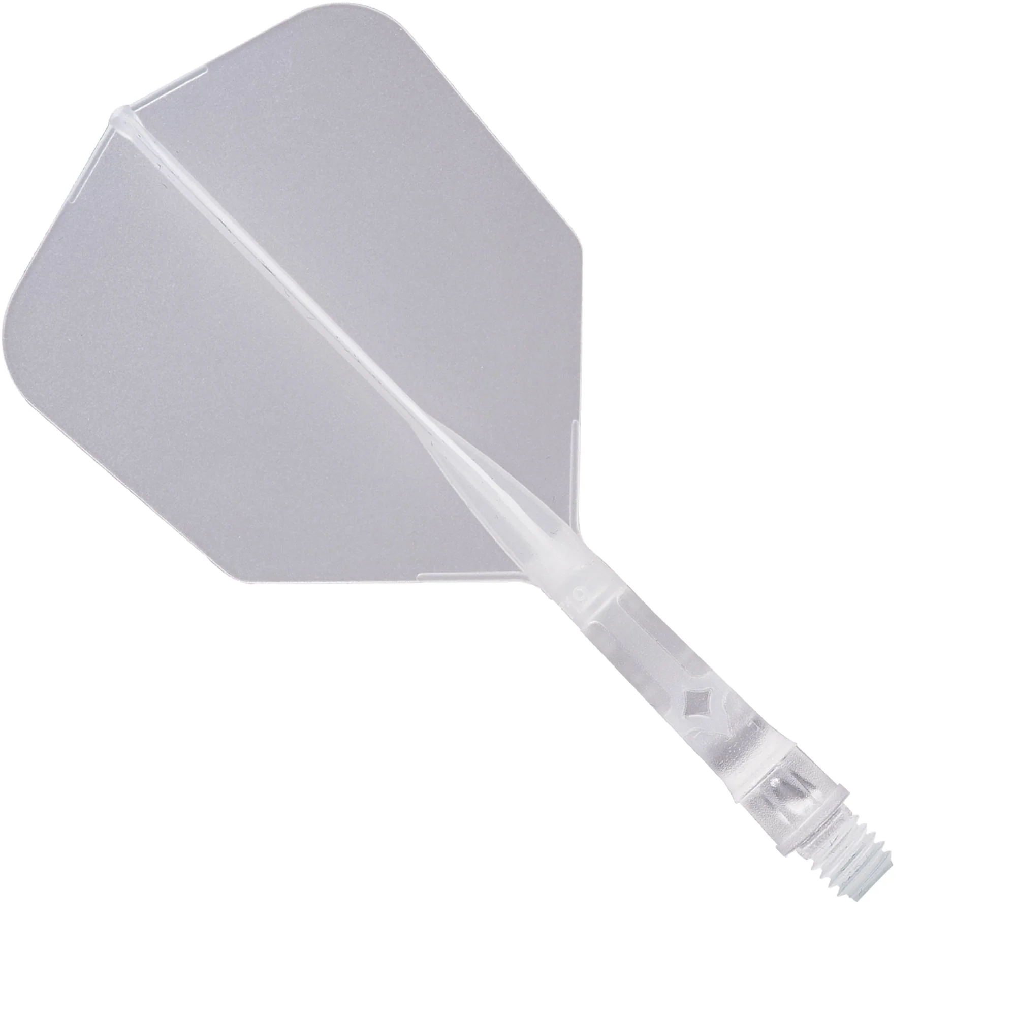 Cuesoul Rost T19 Integrated Dart Shaft and Flights - Big Wing - Clear with Clear Flight - Image 5