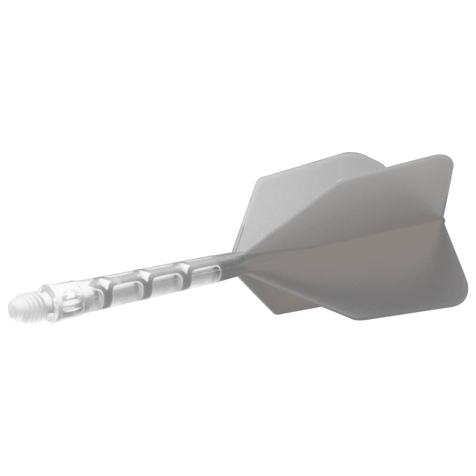 Cuesoul Rost T19 Integrated Dart Shaft and Flights - Big Wing - Clear with Grey Flight - Image 6
