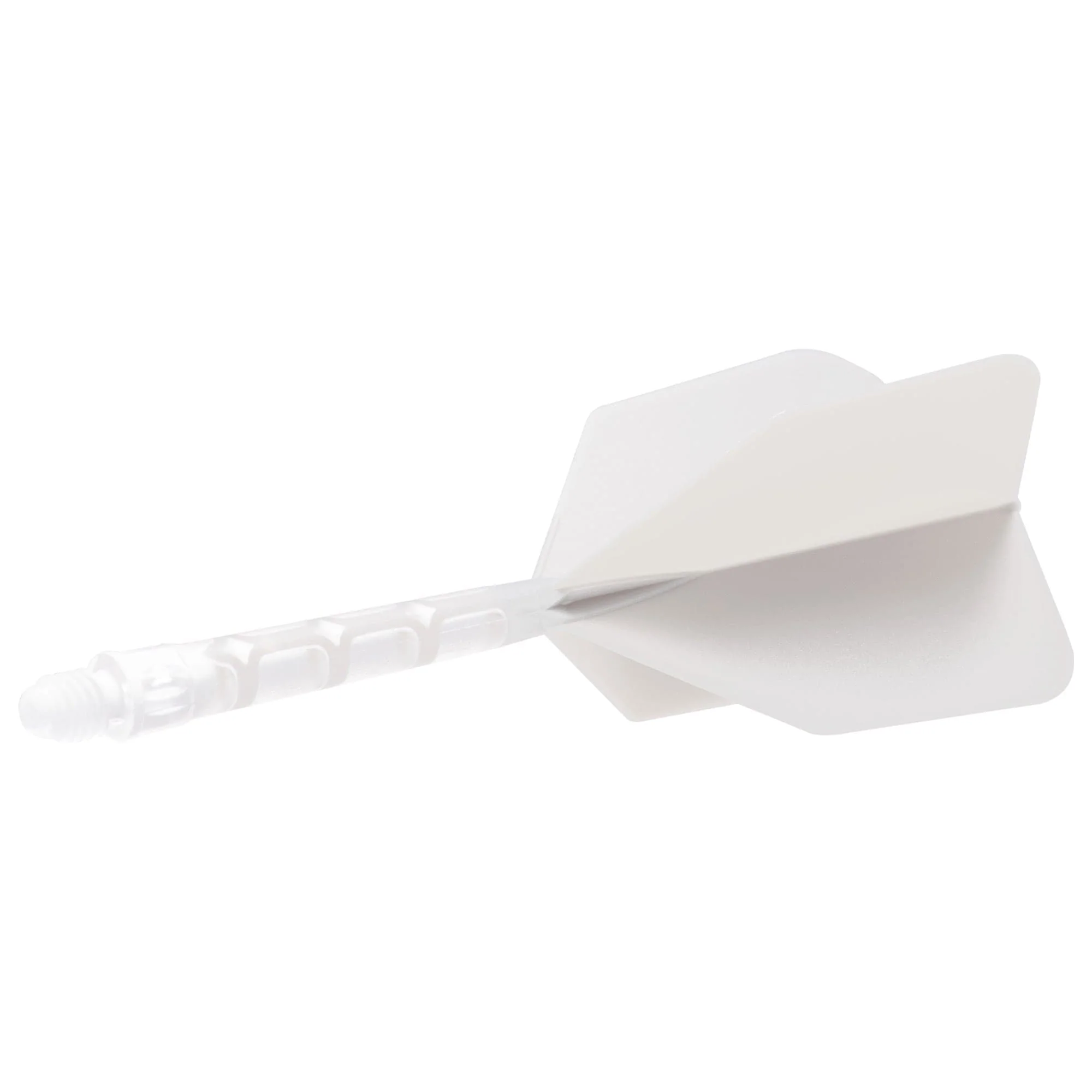 *Cuesoul Rost T19 Integrated Dart Shaft and Flights - Big Wing - Clear with White Flight - Image 6