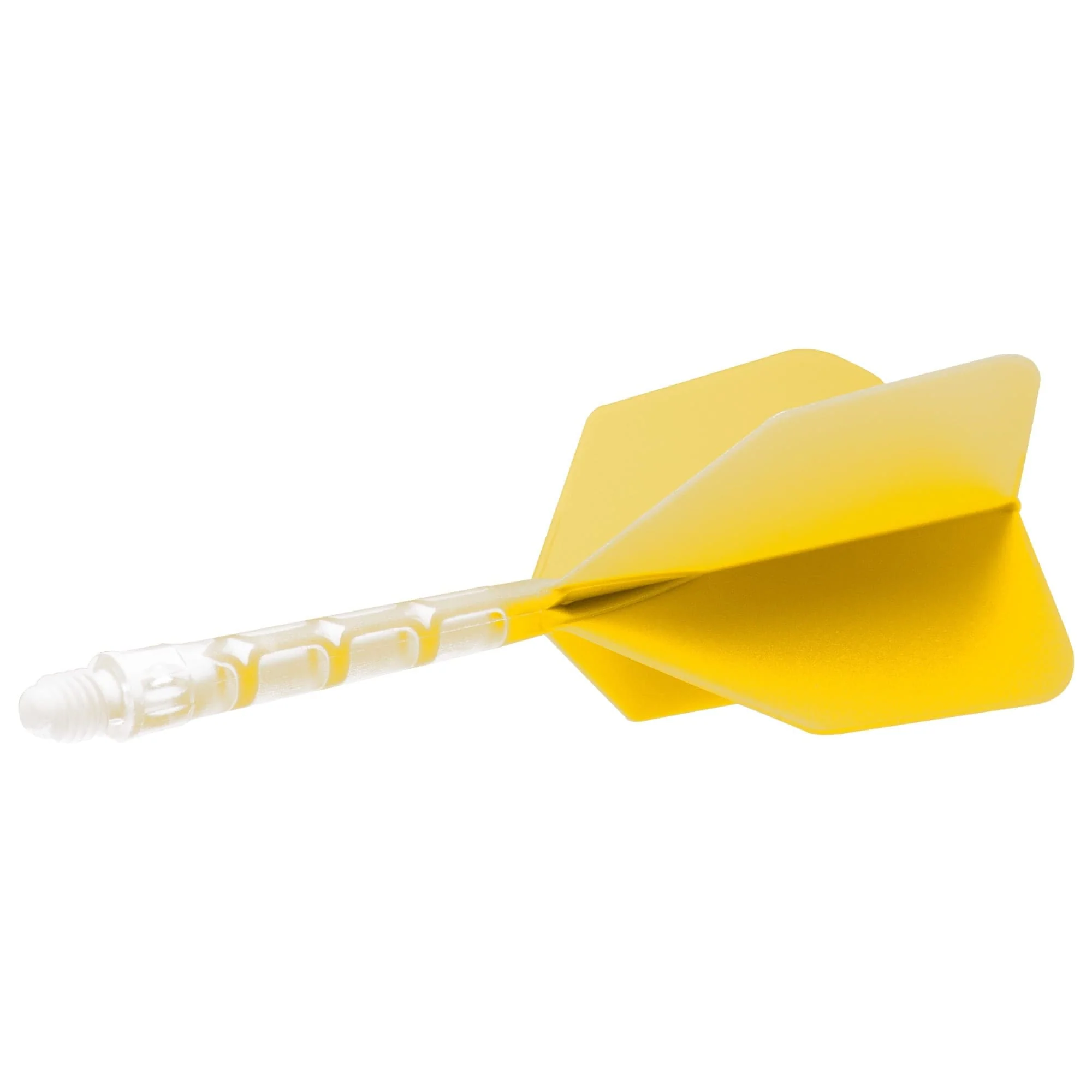 Cuesoul Rost T19 Integrated Dart Shaft and Flights - Big Wing - Clear with Yellow Flight - Image 6