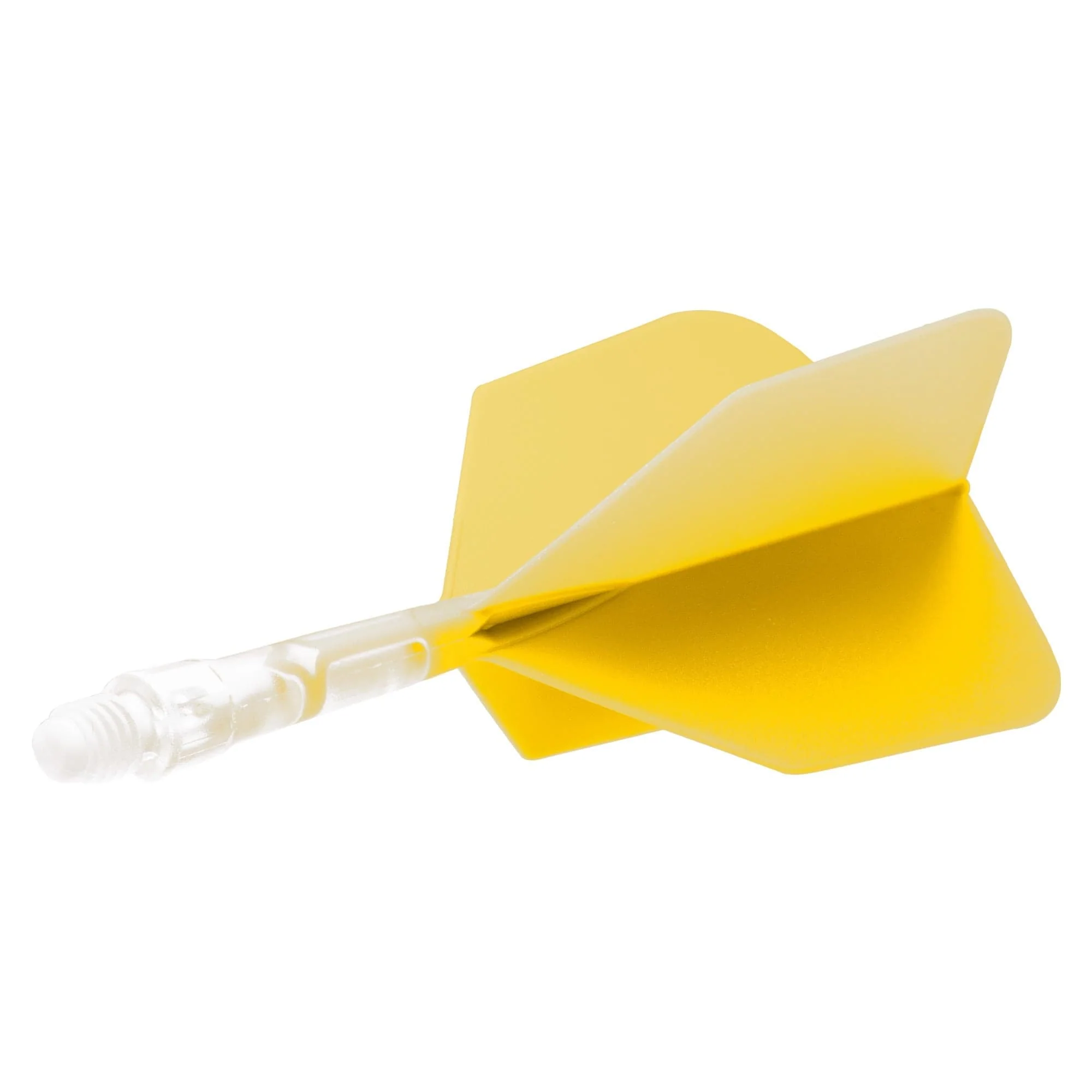 Cuesoul Rost T19 Integrated Dart Shaft and Flights - Big Wing - Clear with Yellow Flight - Image 8