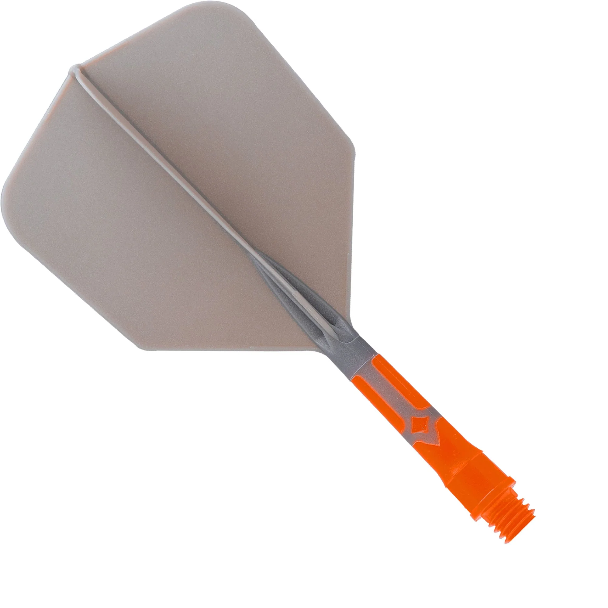 Cuesoul Rost T19 Integrated Dart Shaft and Flights - Big Wing - Orange with Grey Flight - Image 5