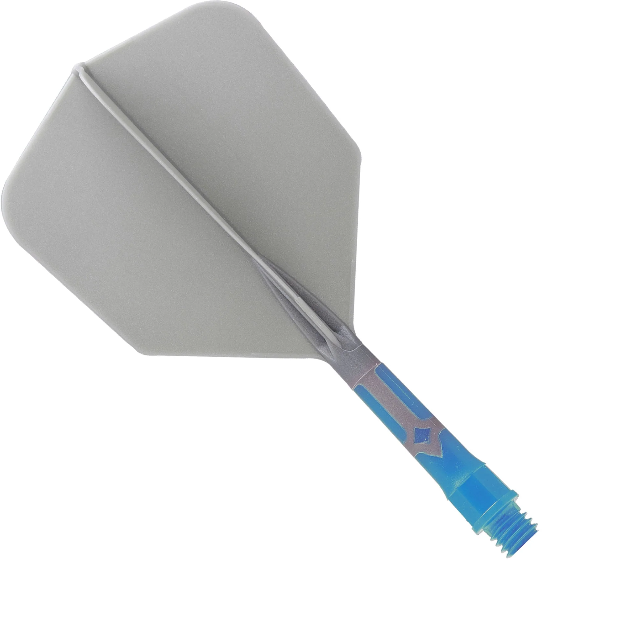 *Cuesoul Rost T19 Integrated Dart Shaft and Flights - Big Wing - Sky Blue with Grey Flight - Image 5