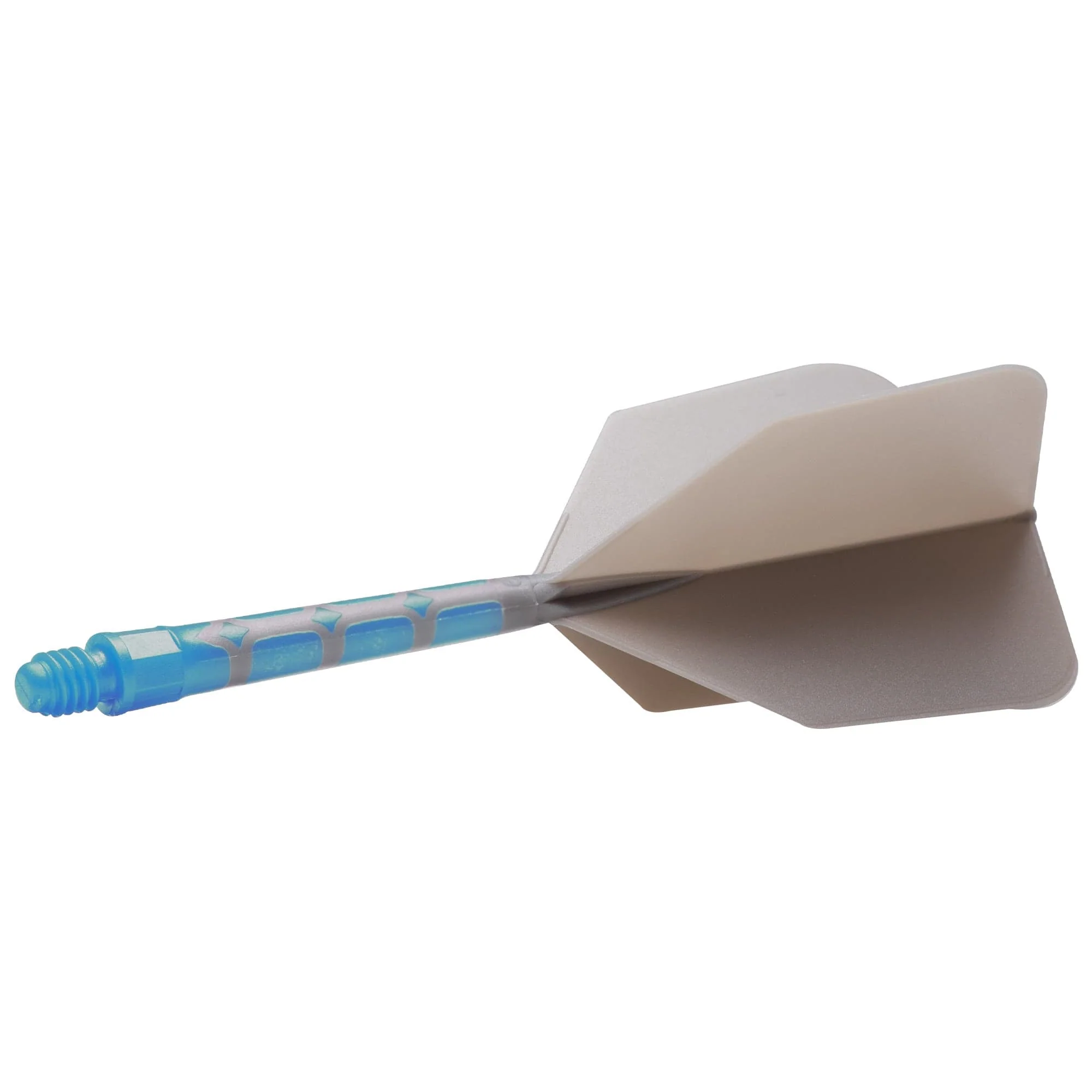 *Cuesoul Rost T19 Integrated Dart Shaft and Flights - Big Wing - Sky Blue with Grey Flight - Image 6