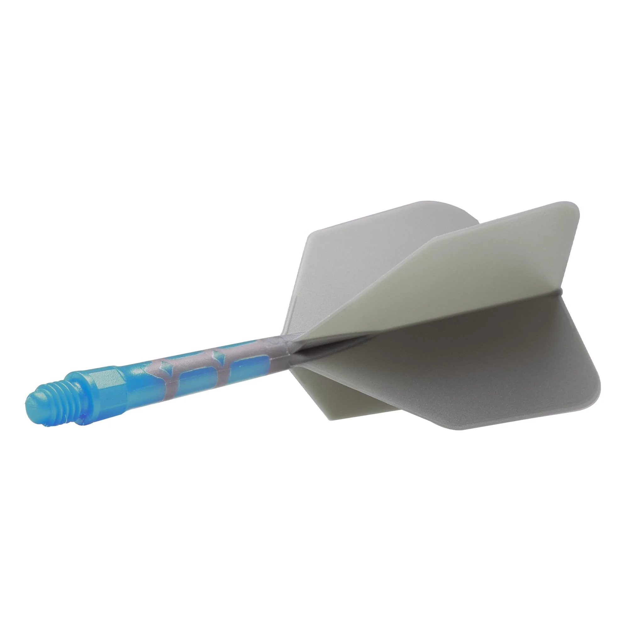 *Cuesoul Rost T19 Integrated Dart Shaft and Flights - Big Wing - Sky Blue with Grey Flight - Image 7
