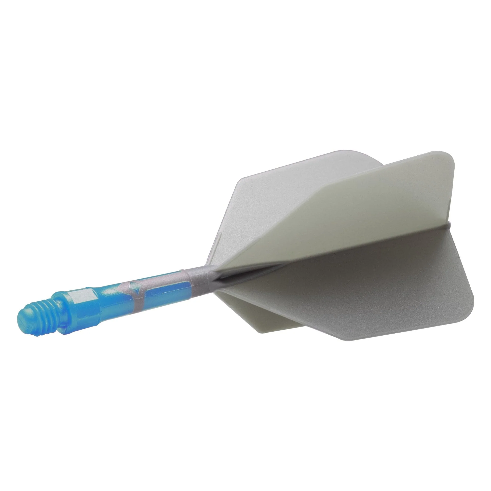 *Cuesoul Rost T19 Integrated Dart Shaft and Flights - Big Wing - Sky Blue with Grey Flight - Image 8