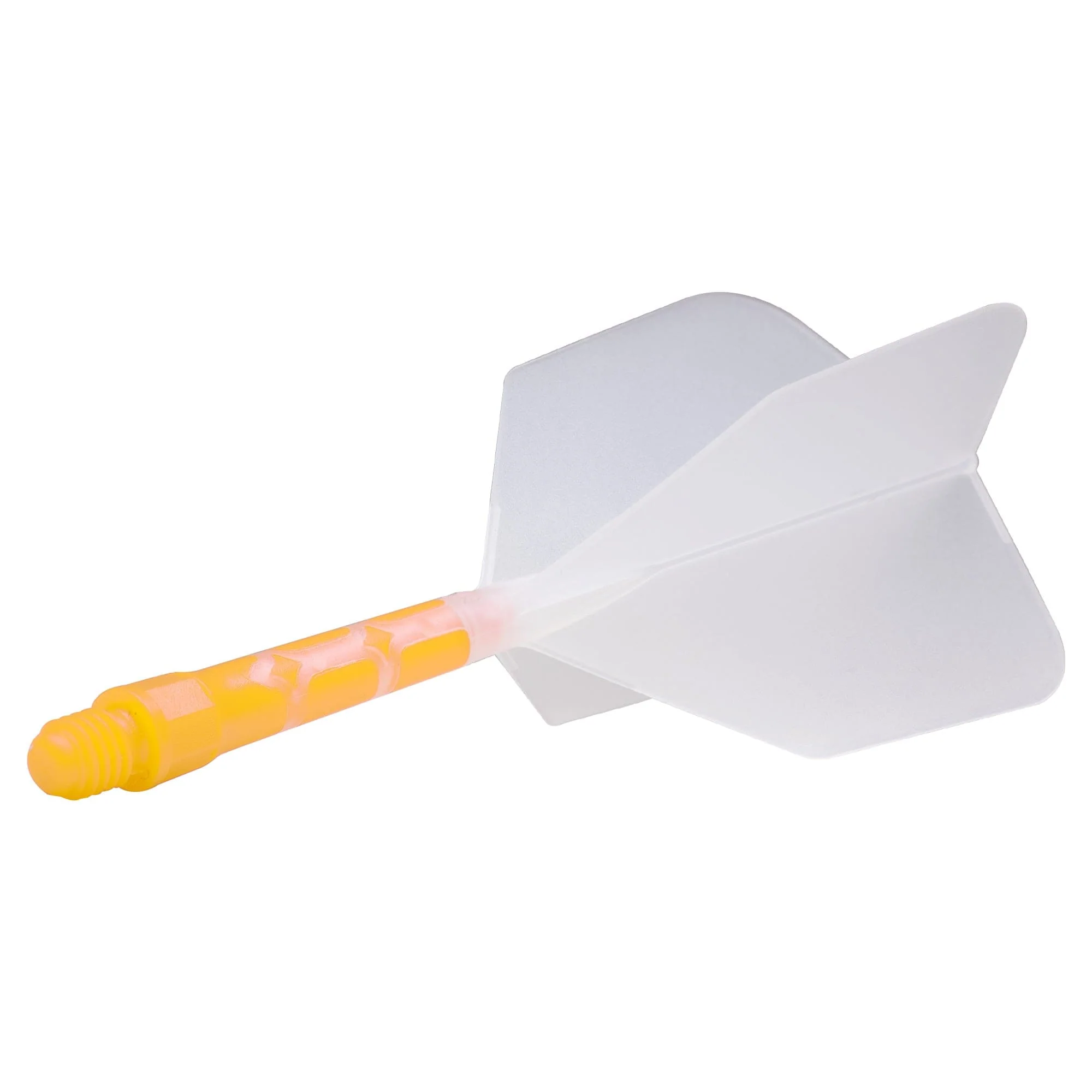 *Cuesoul Rost T19 Integrated Dart Shaft and Flights - Big Wing - Yellow with Clear Flight - Image 6