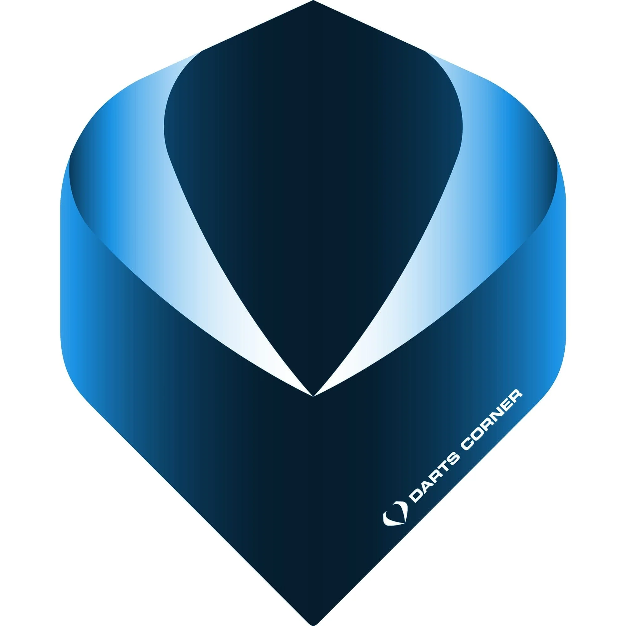 *Darts Corner Logo 100 Dart Flights - No2 - Std - 5 Sets - Blue - Image 2