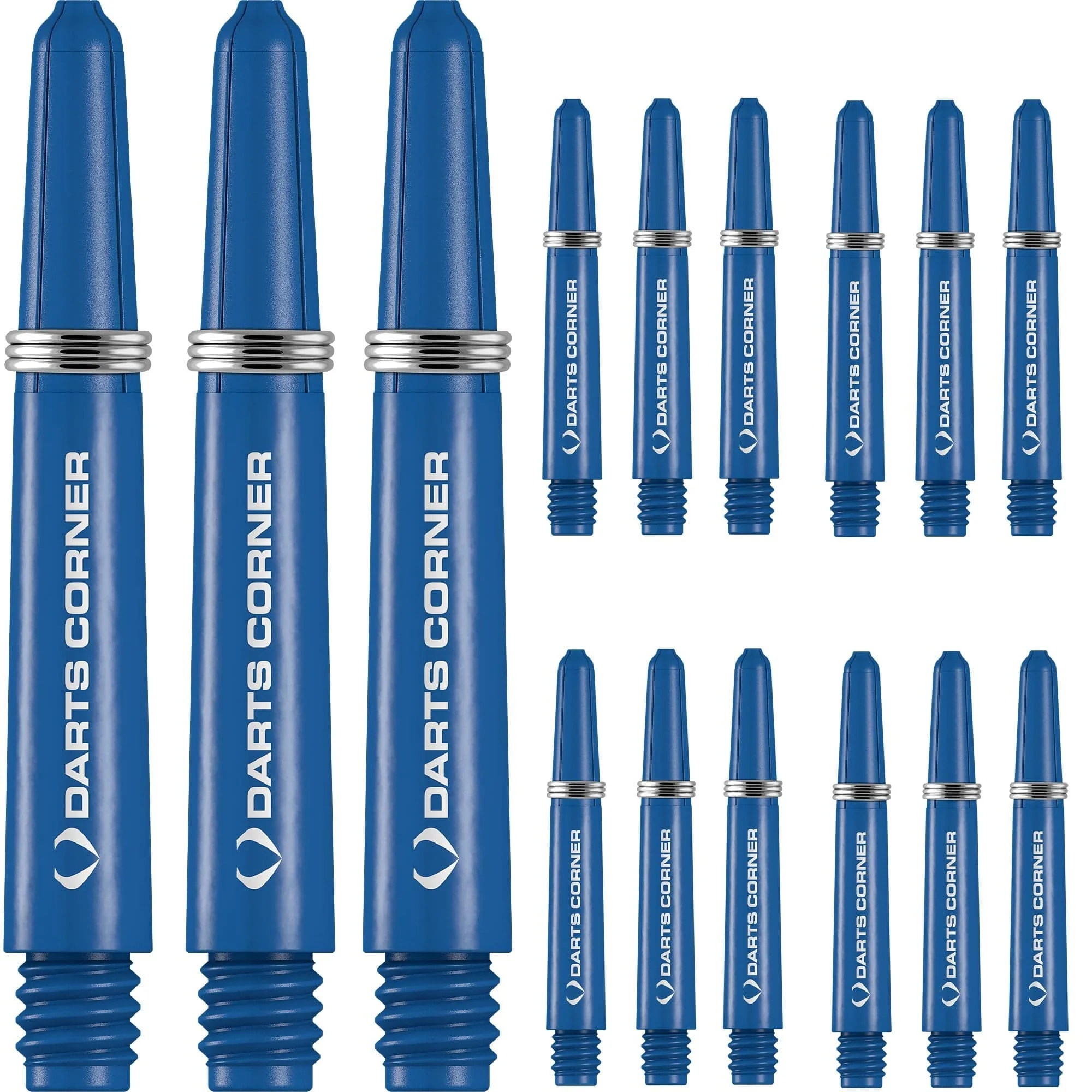 Darts Corner Nylon Dart Shafts - VALUE PACK - 5 Sets - Blue - Image 3