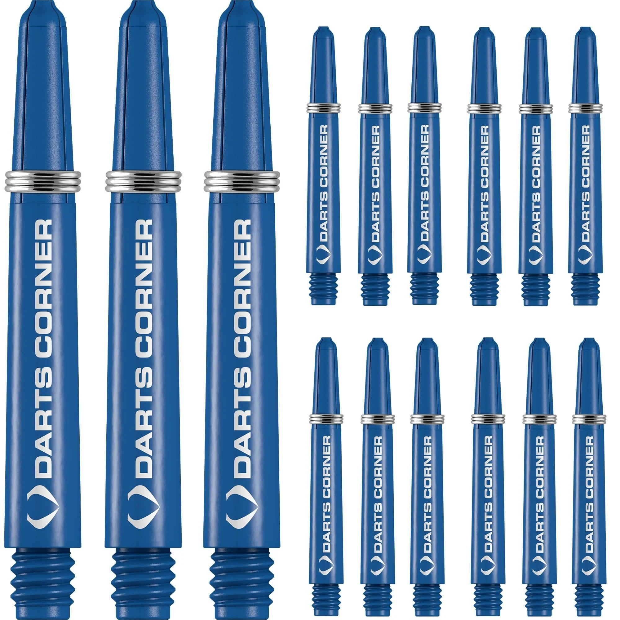 Darts Corner Nylon Dart Shafts - VALUE PACK - 5 Sets - Blue - Image 4