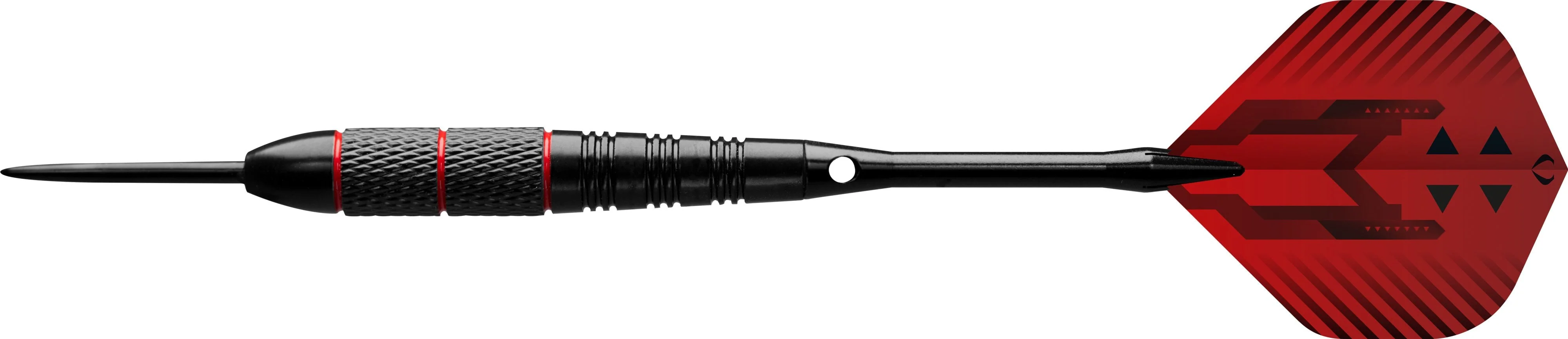 Darts Corner - Thunder Series 1 - Steel Tip Brass - 2 Sets Darts - M1 - Black & Red - 22g - Image 5