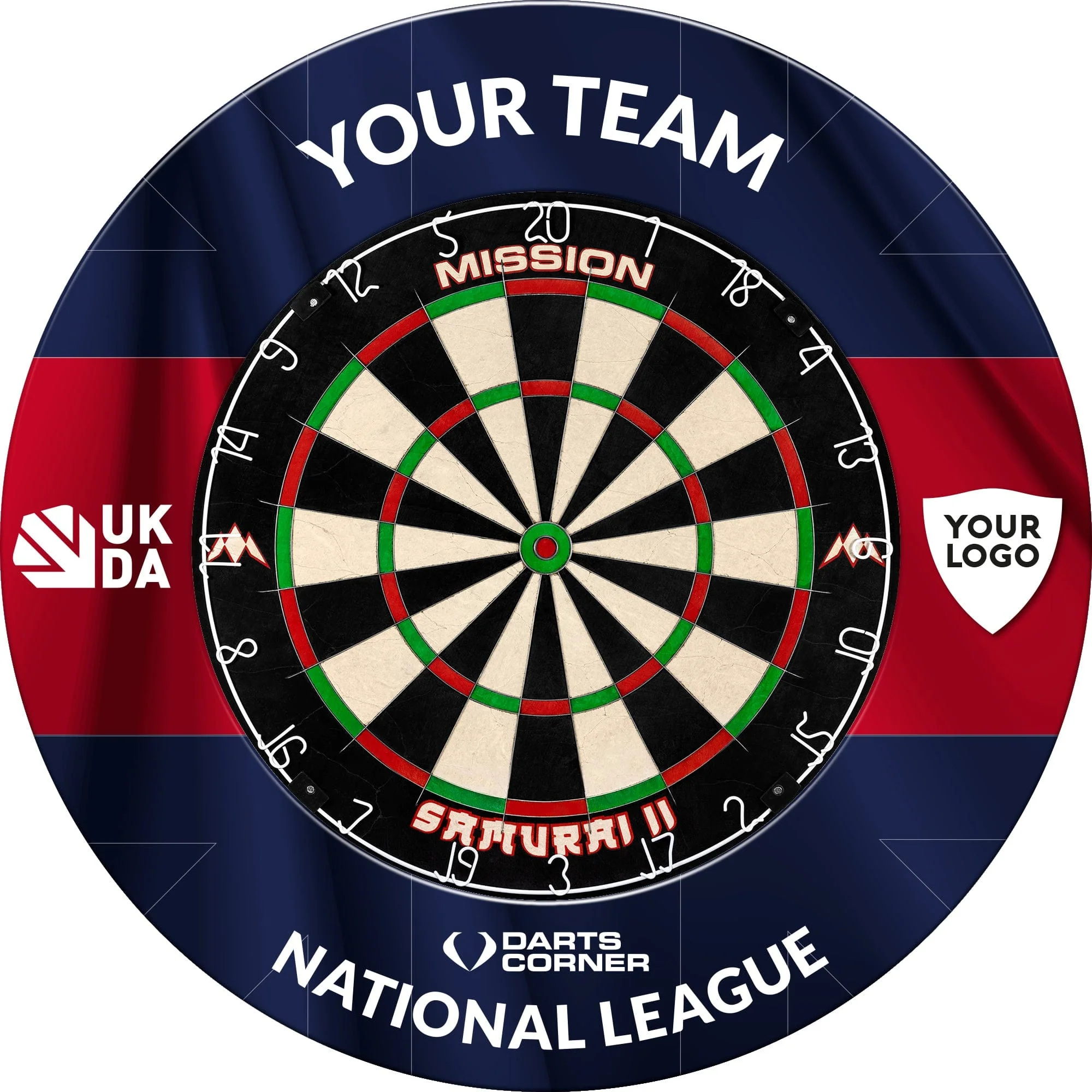 Darts Corner - UKDA Dartboard Surround - Heavy Duty - UKDA National League - Image 2