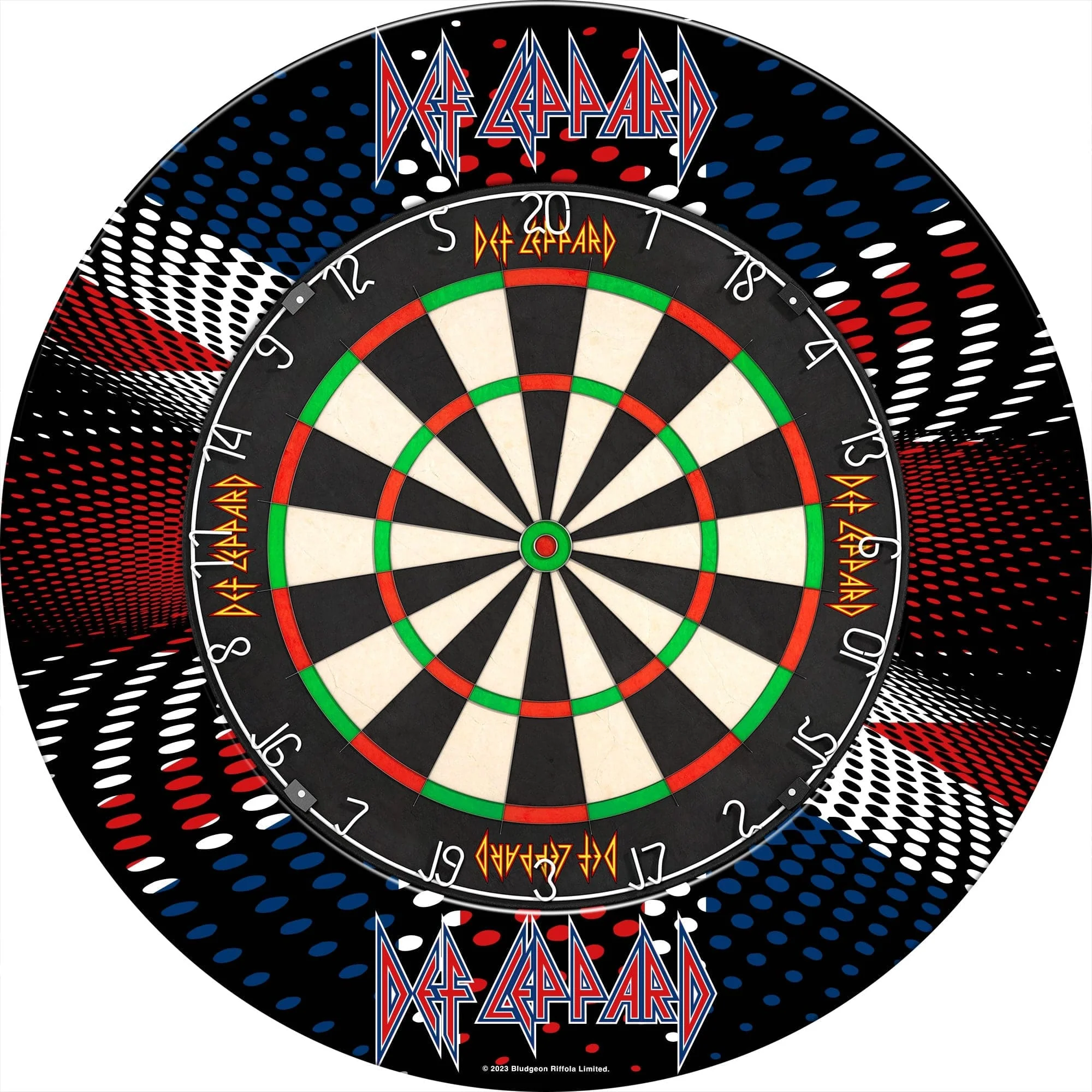 Def Leppard Dartboard Surround - Official Licensed - S3 - Professional - Union Jack - Image 3