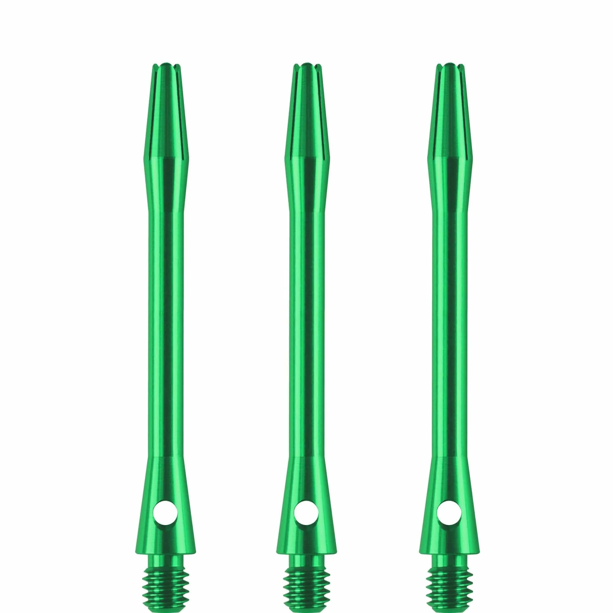 Designa Aluminium Shafts - Metal Dart Stems - Green - Image 3