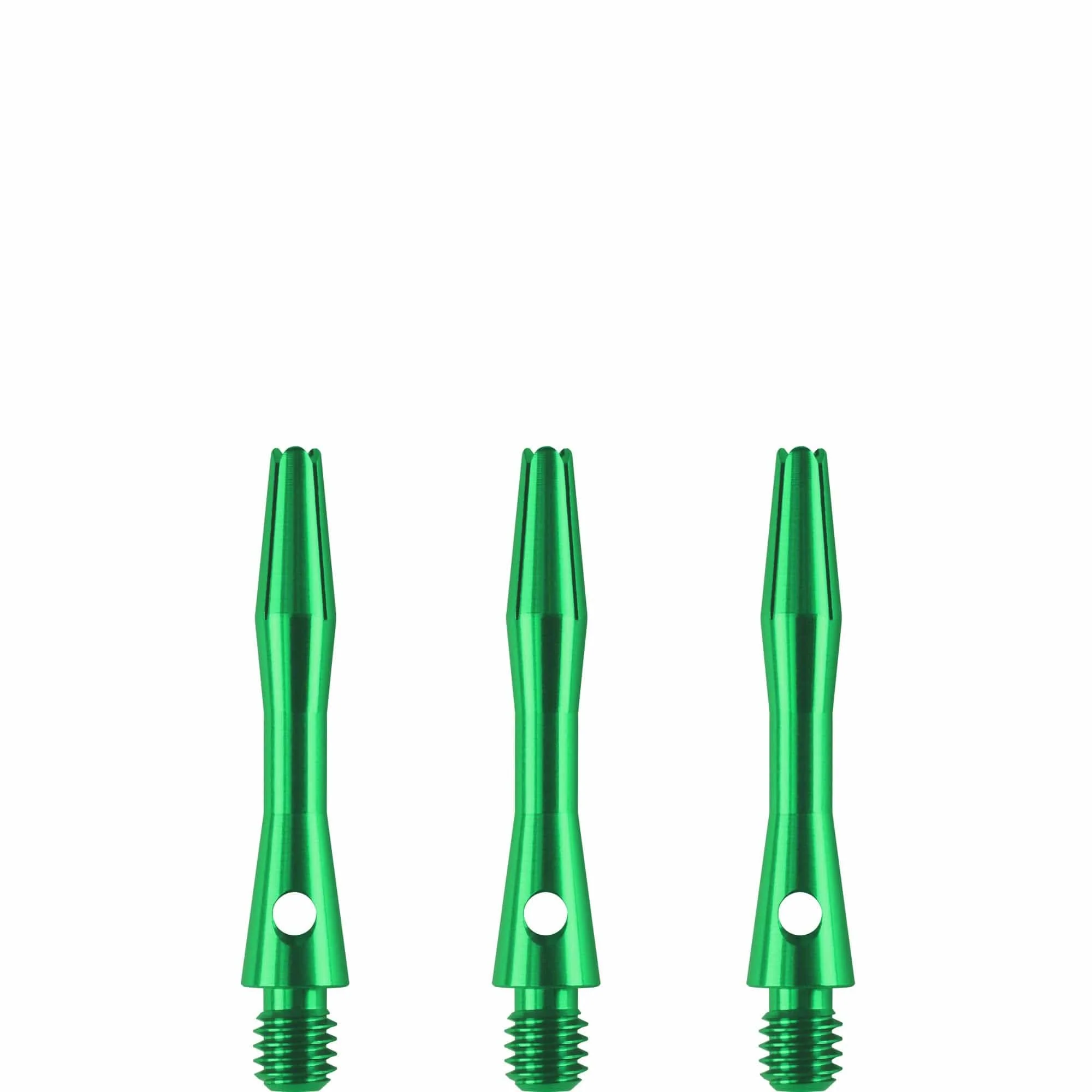 Designa Aluminium Shafts - Metal Dart Stems - Green - Image 6