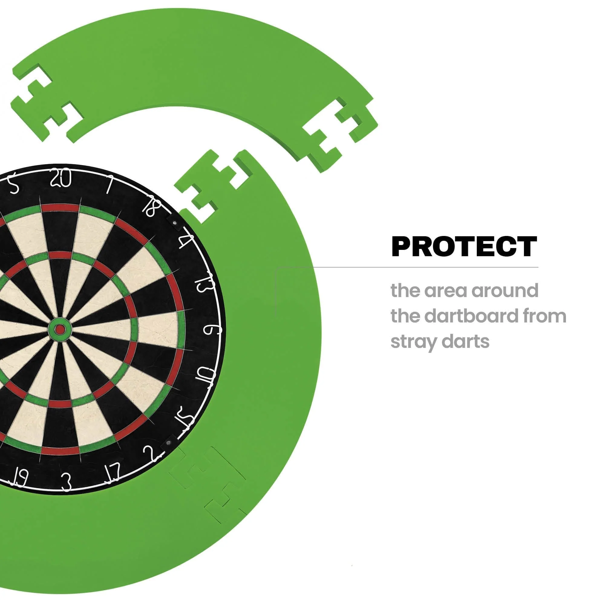 *Designa Dartboard Surround - Jigsaw - Lightweight - Plain - Image 19