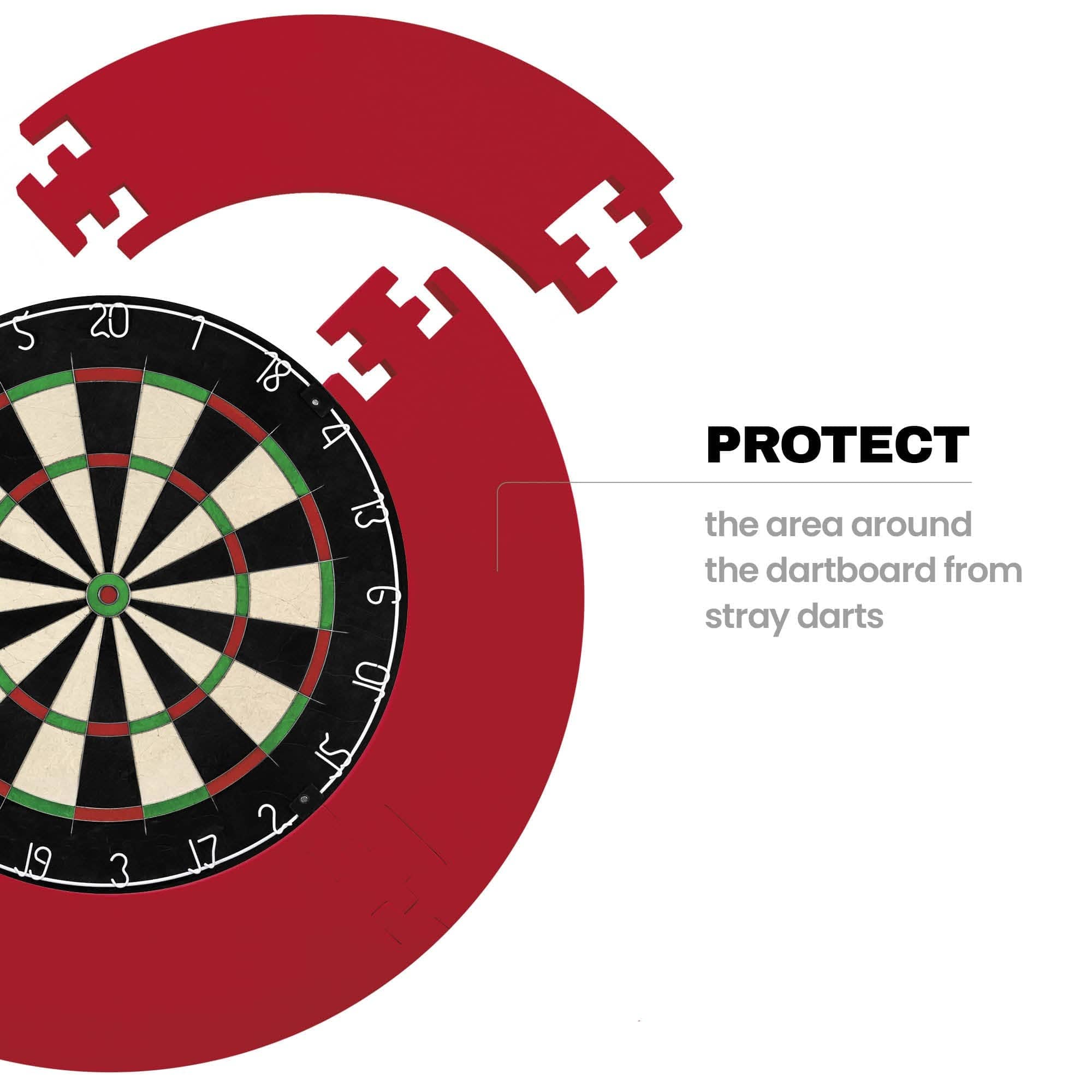 *Designa Dartboard Surround - Jigsaw - Lightweight - Plain - Image 31