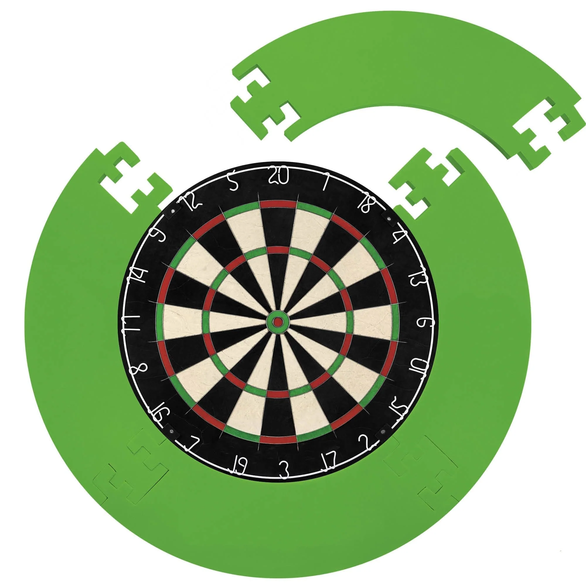 *Designa Dartboard Surround - Jigsaw - Lightweight - Plain - Image 6
