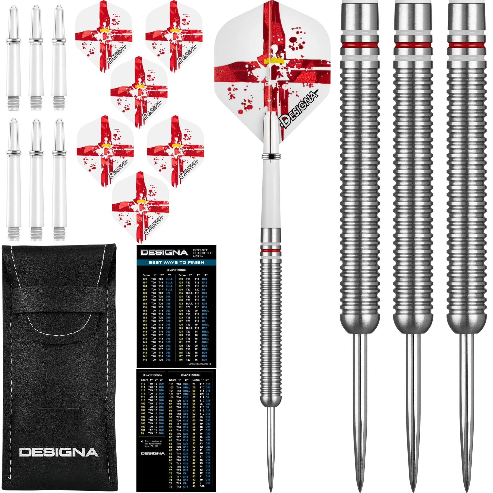 Designa Patriot-X Darts - Steel Tip - Northern Ireland
